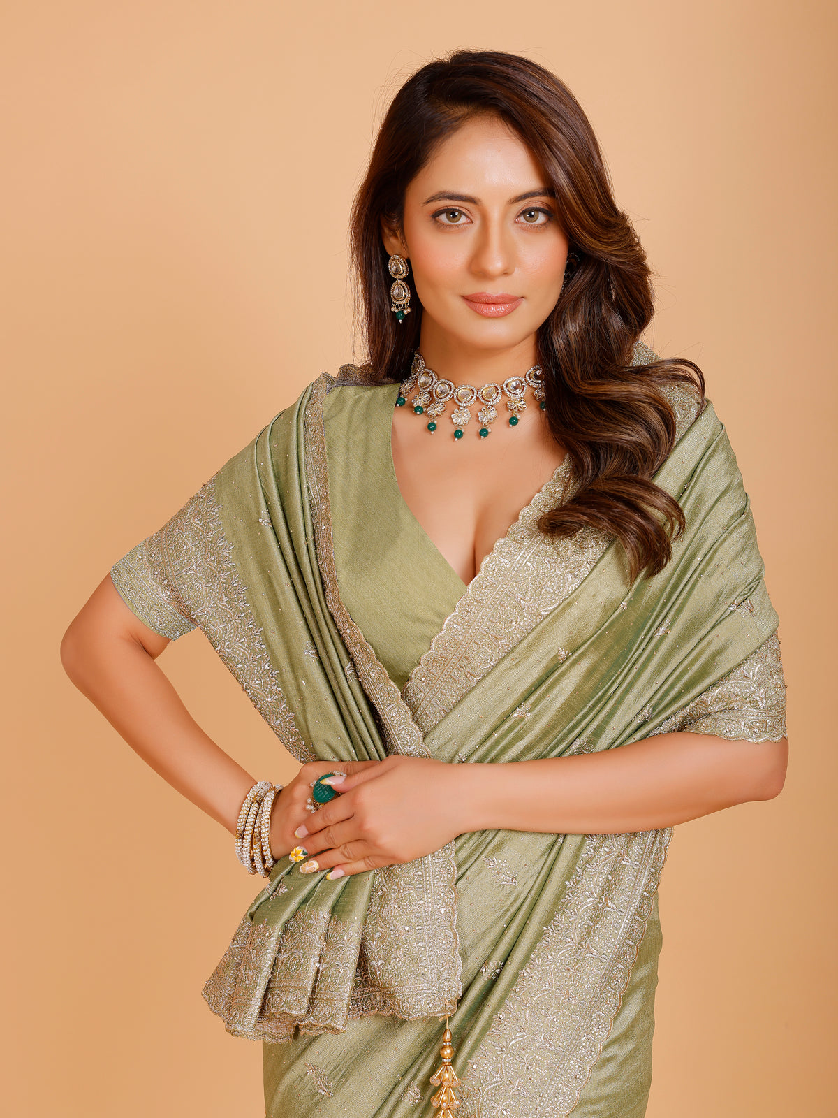 Vanshika Silk Zari Saree