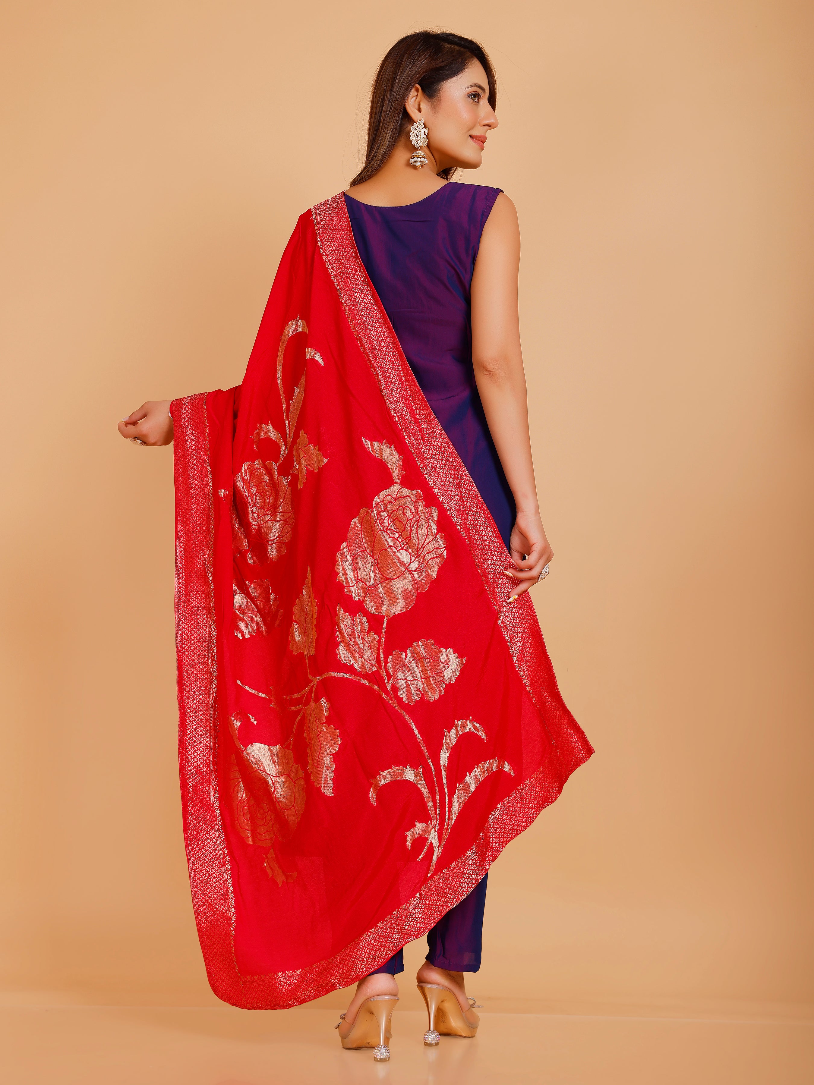 Vamika Silk Straight Suit