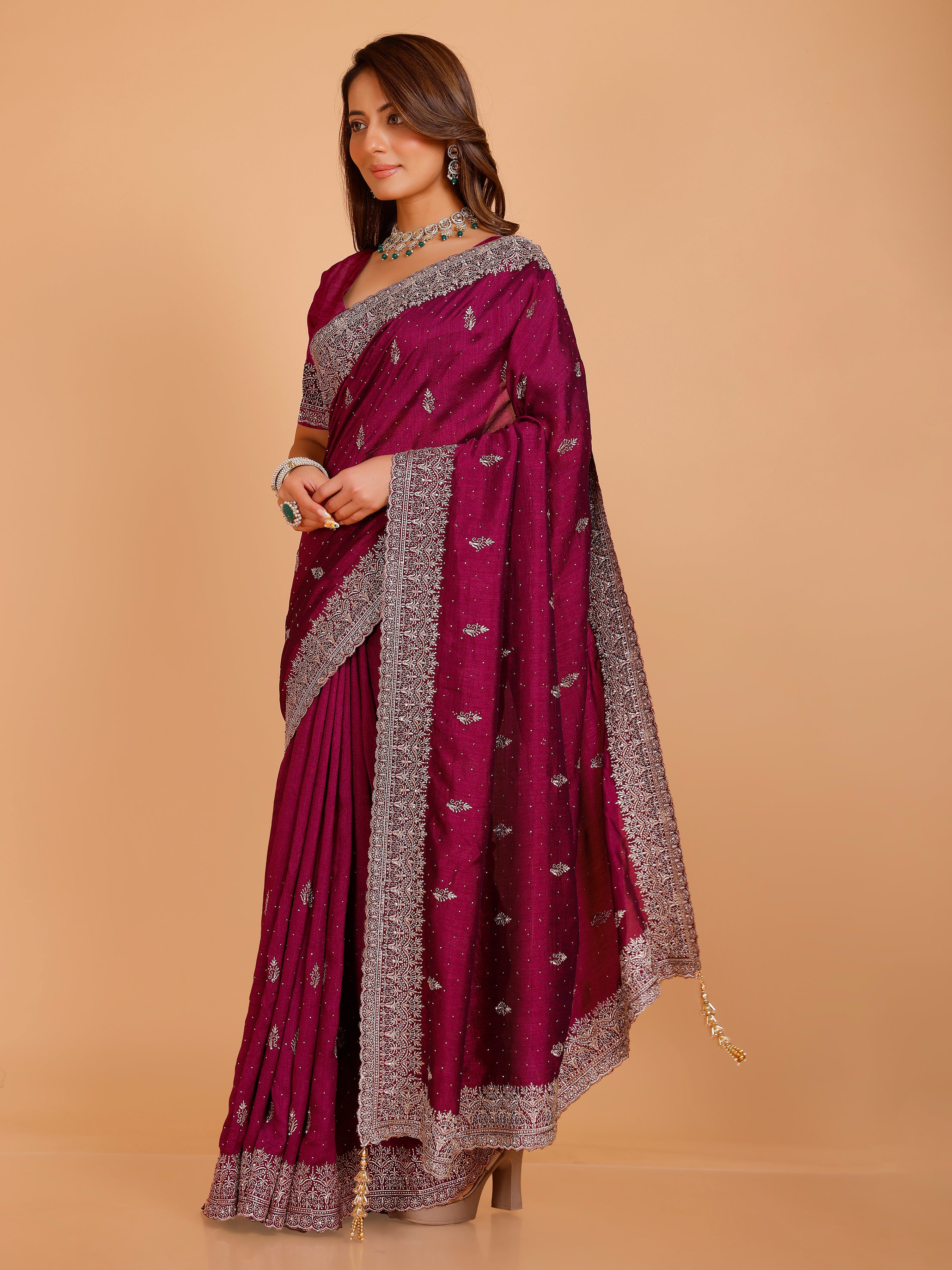 Vanshika Silk Zari Saree