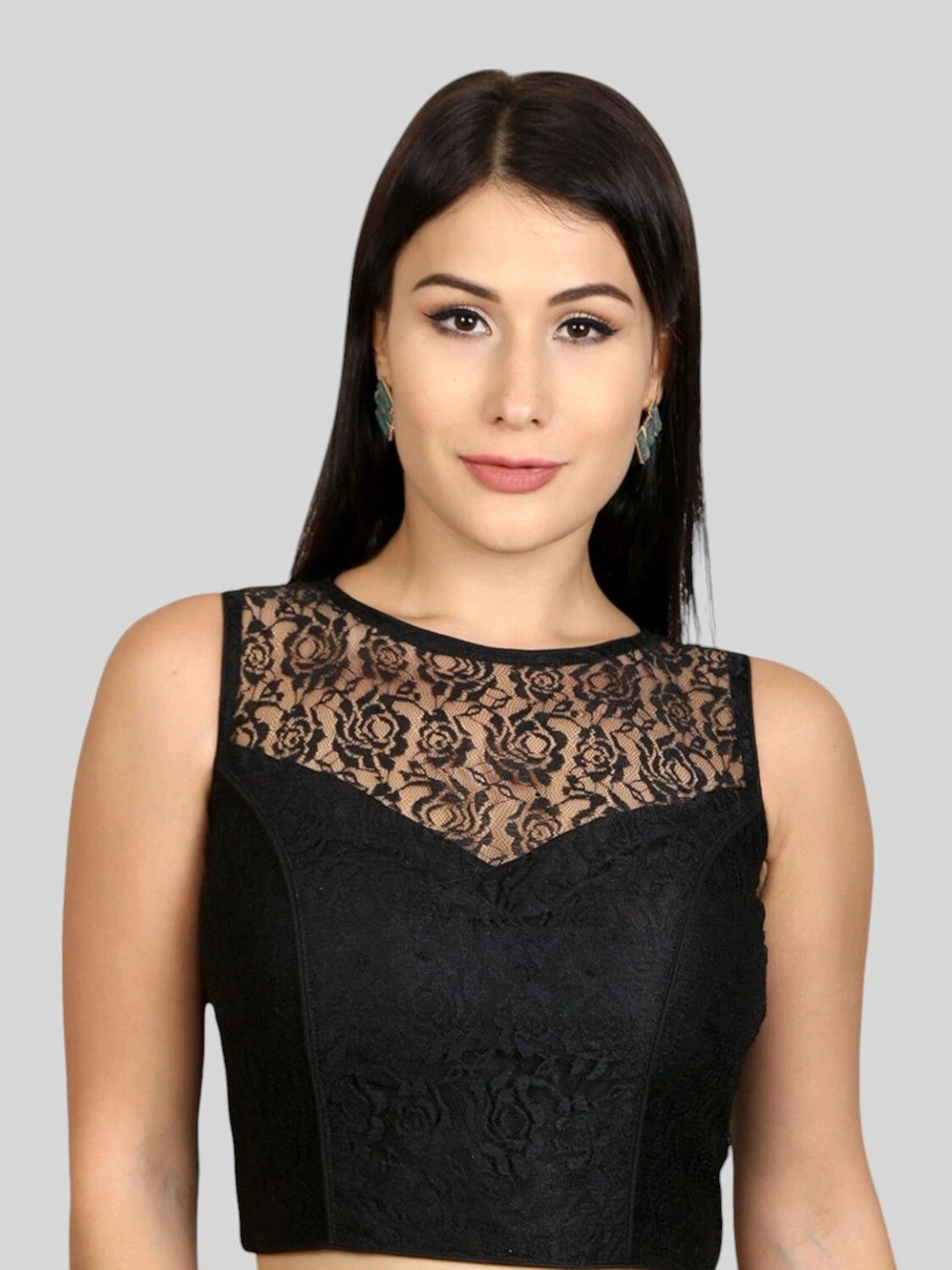 Lace Embroidered Work Blouse - Roop Darshan