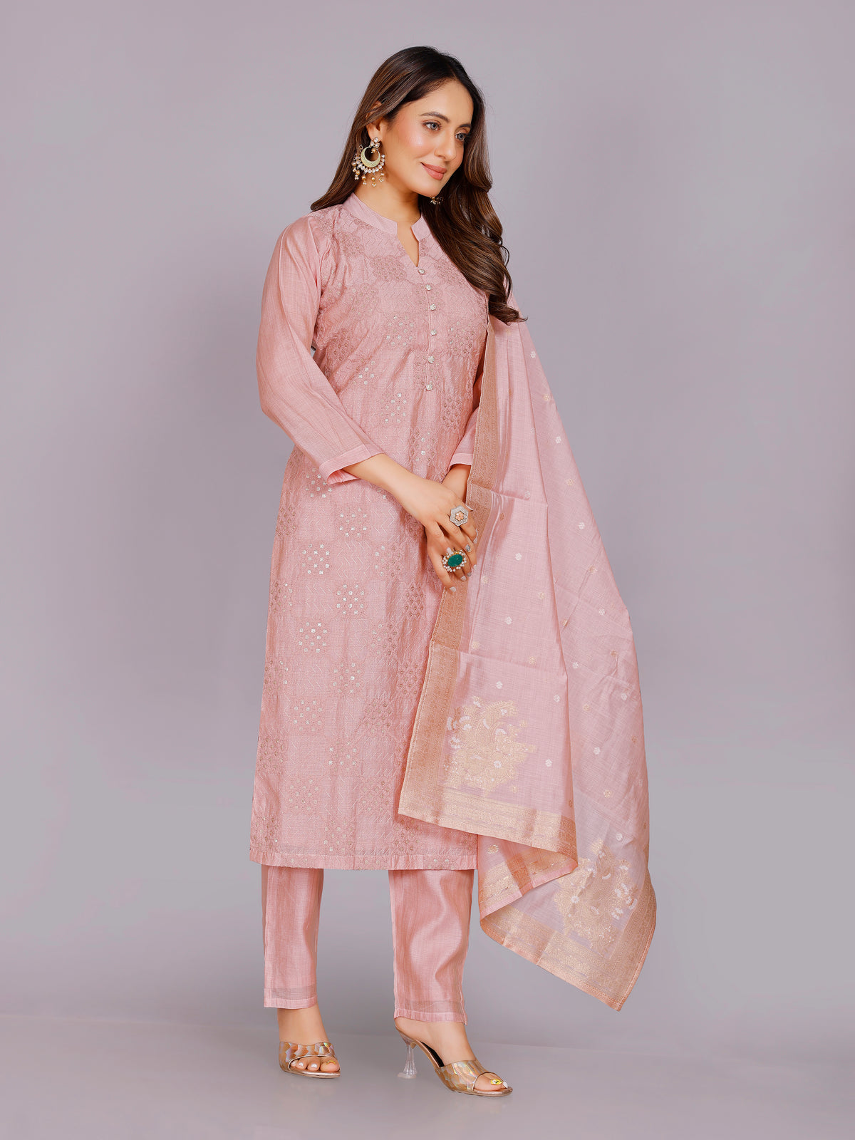 Yatri Silk Kameez & Pants