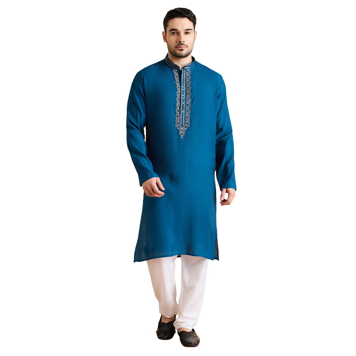 Silk Zari Tiki Kurta Set
