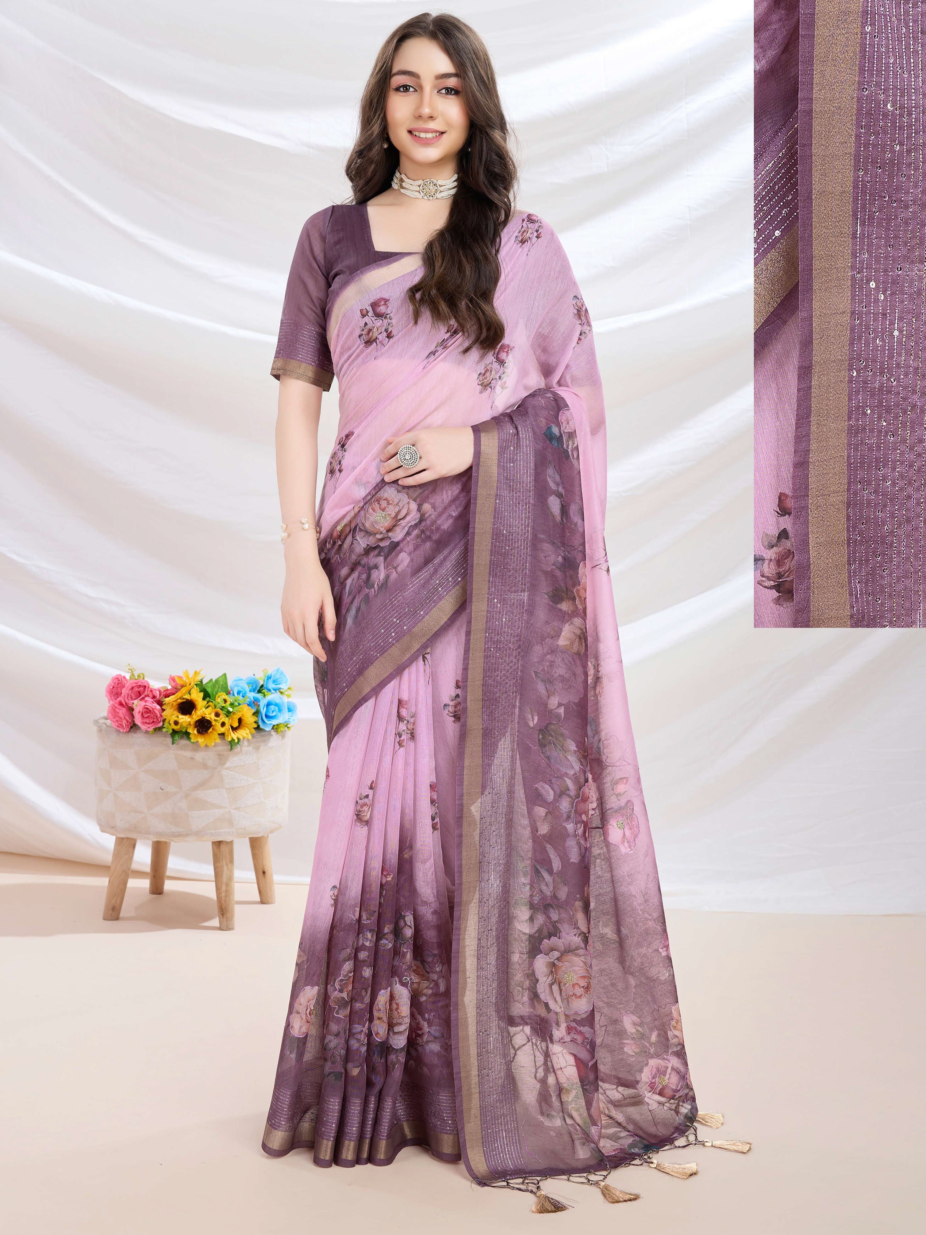 Varni Saree - Roop Darshan