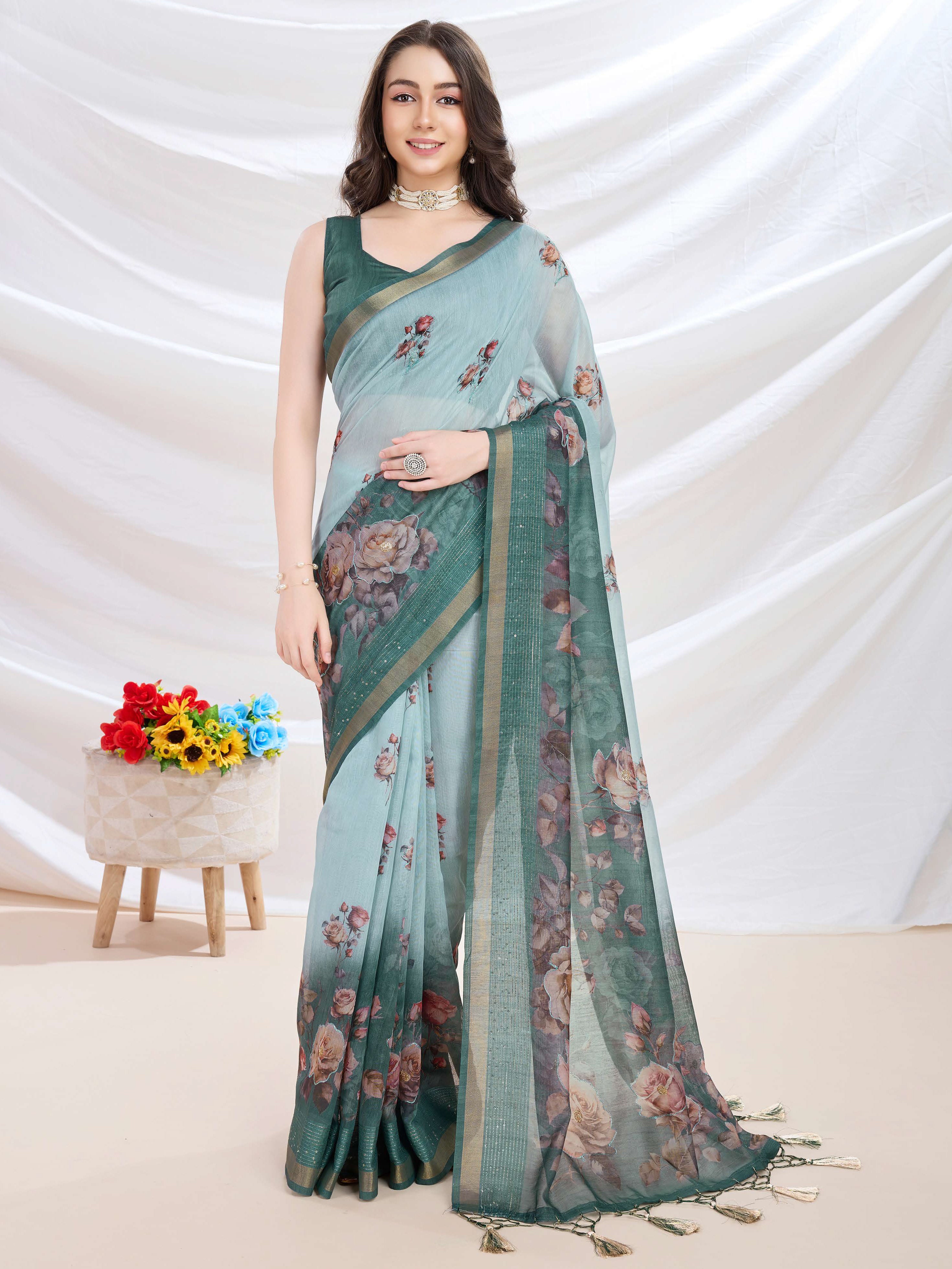 Varni Saree - Roop Darshan