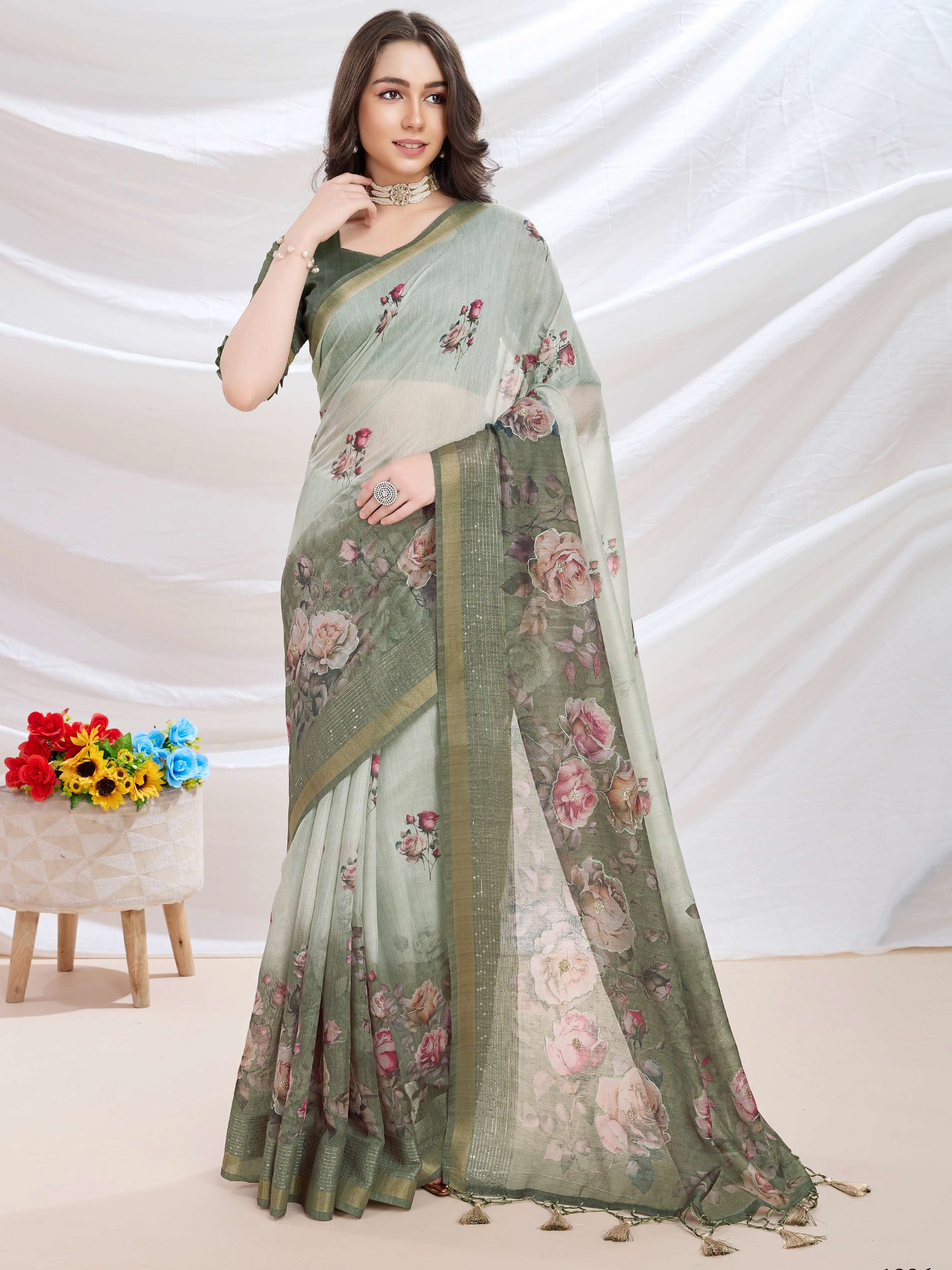 Varni Saree - Roop Darshan