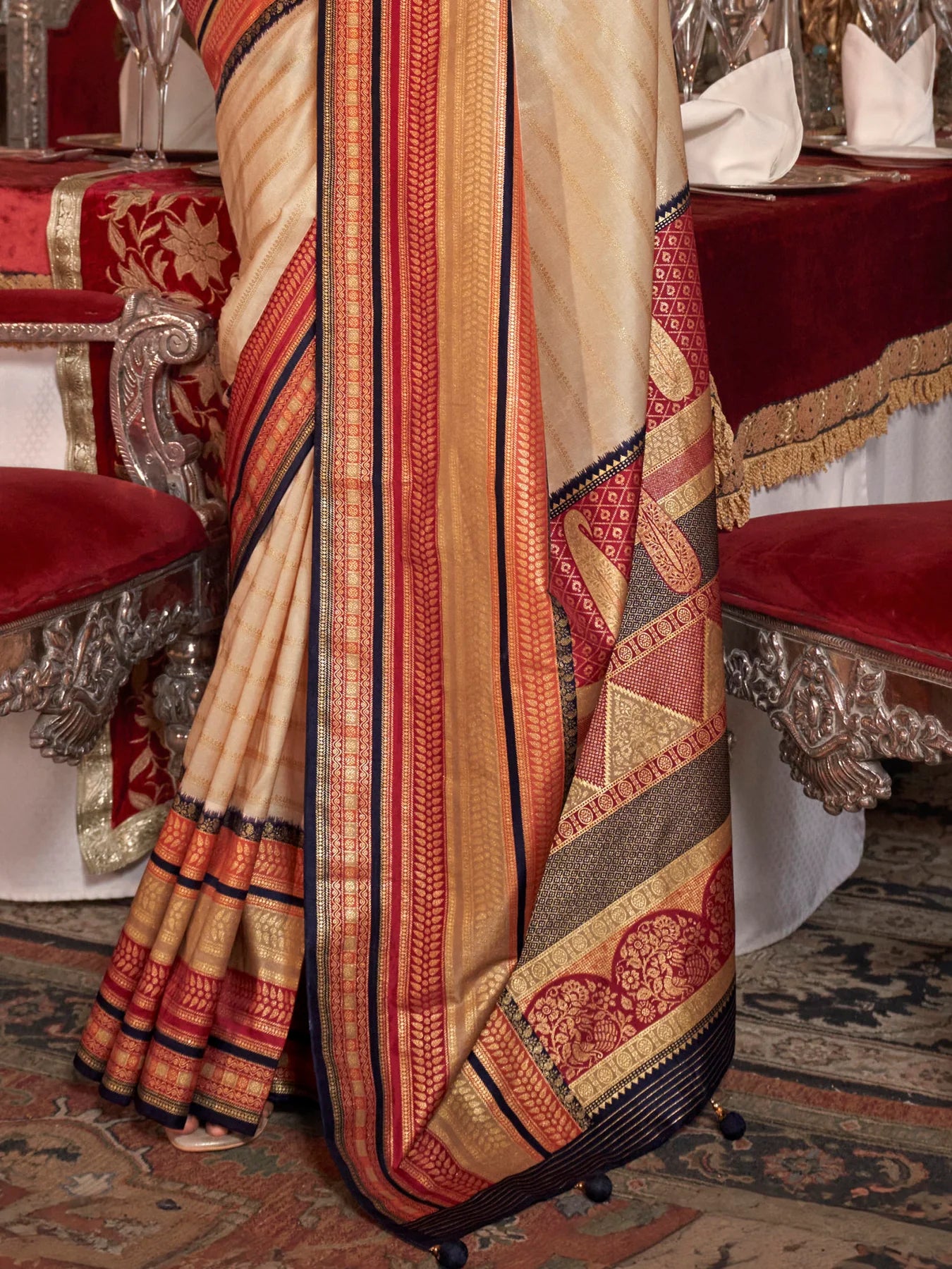 Sarita Silk Printed Saree - Roop Darshan