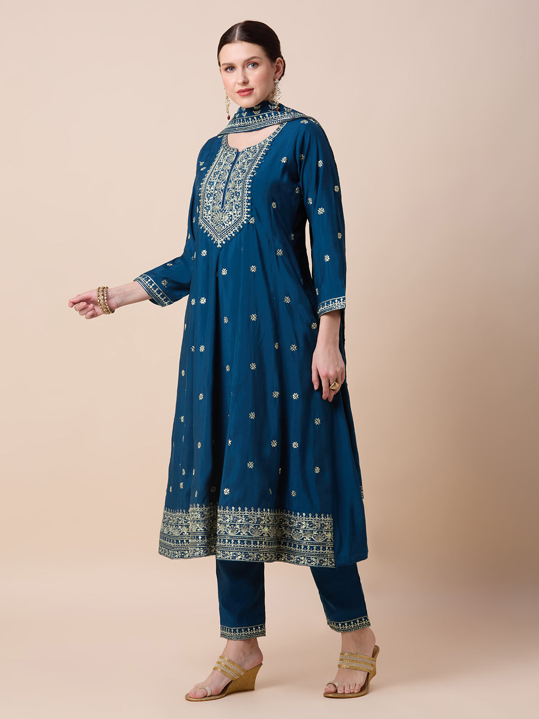 Nitara Flair Suit - Roop Darshan