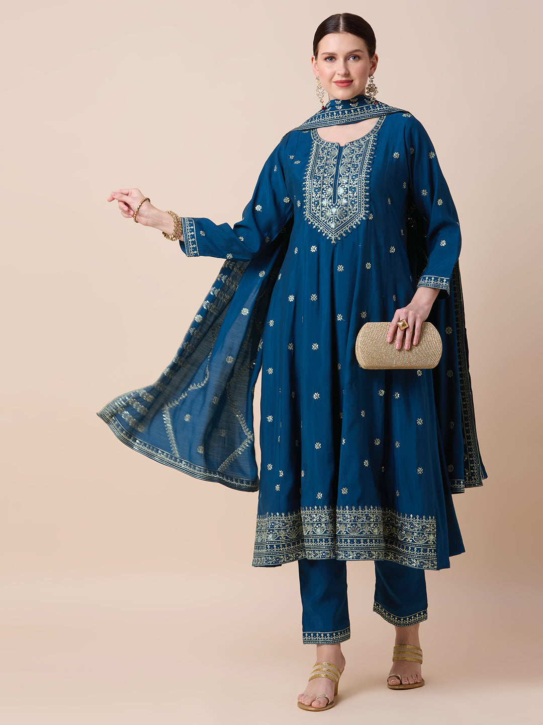 Nitara Flair Suit - Roop Darshan