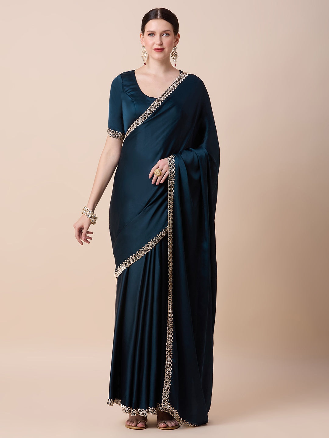 Vanya Ready to Wear Saree Gown - Roop Darshan
