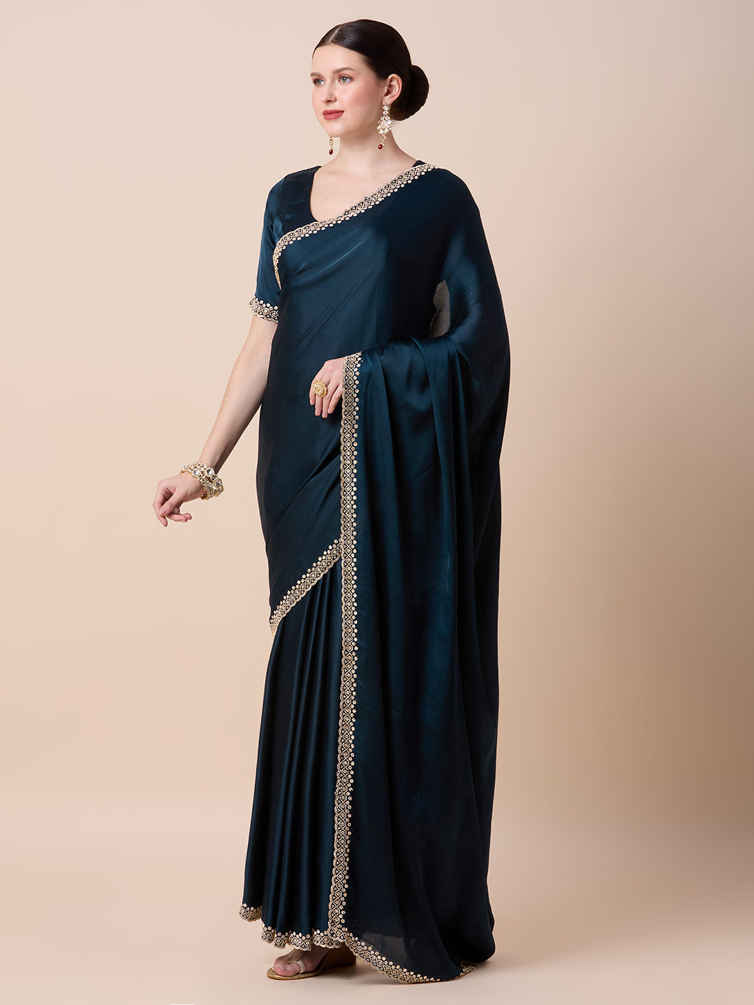 Vanya Ready to Wear Saree Gown - Roop Darshan
