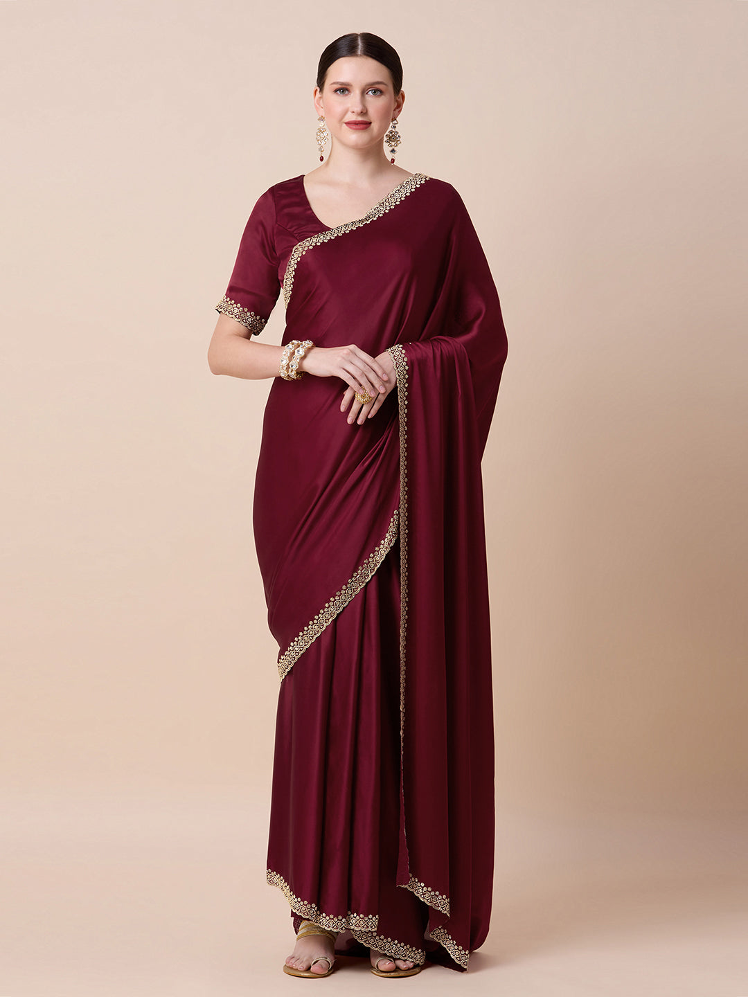 Vanya Ready to Wear Saree Gown - Roop Darshan