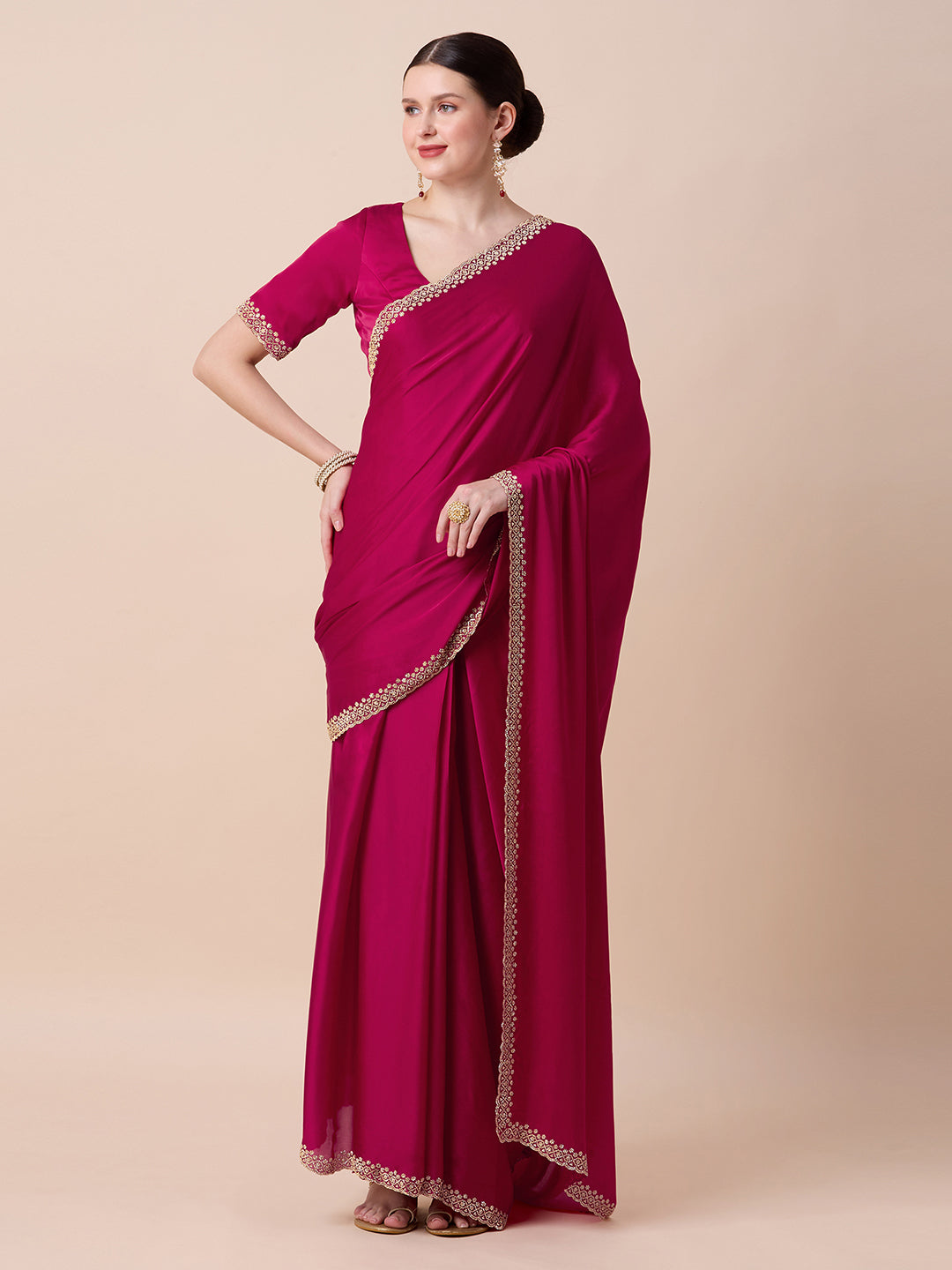 Vanya Ready to Wear Saree Gown - Roop Darshan
