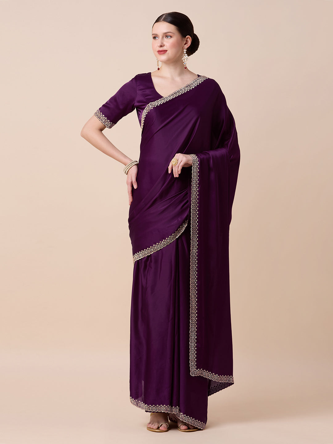 Vanya Ready to Wear Saree Gown - Roop Darshan