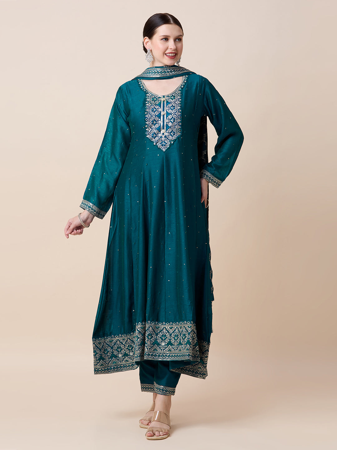 Keshni Flair Suit - Roop Darshan