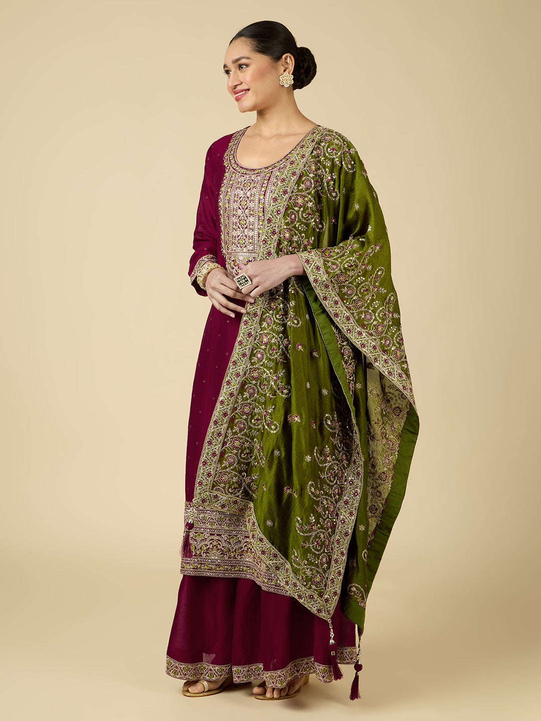 Shivani Palazzo Suit - Roop Darshan