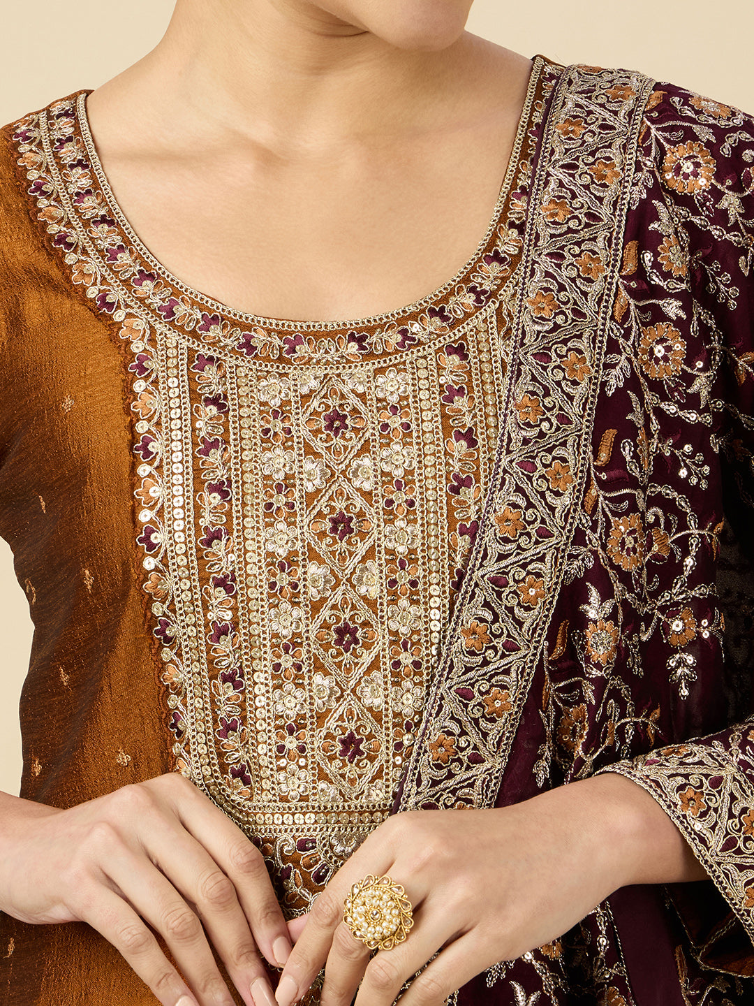 Shivani Palazzo Suit - Roop Darshan