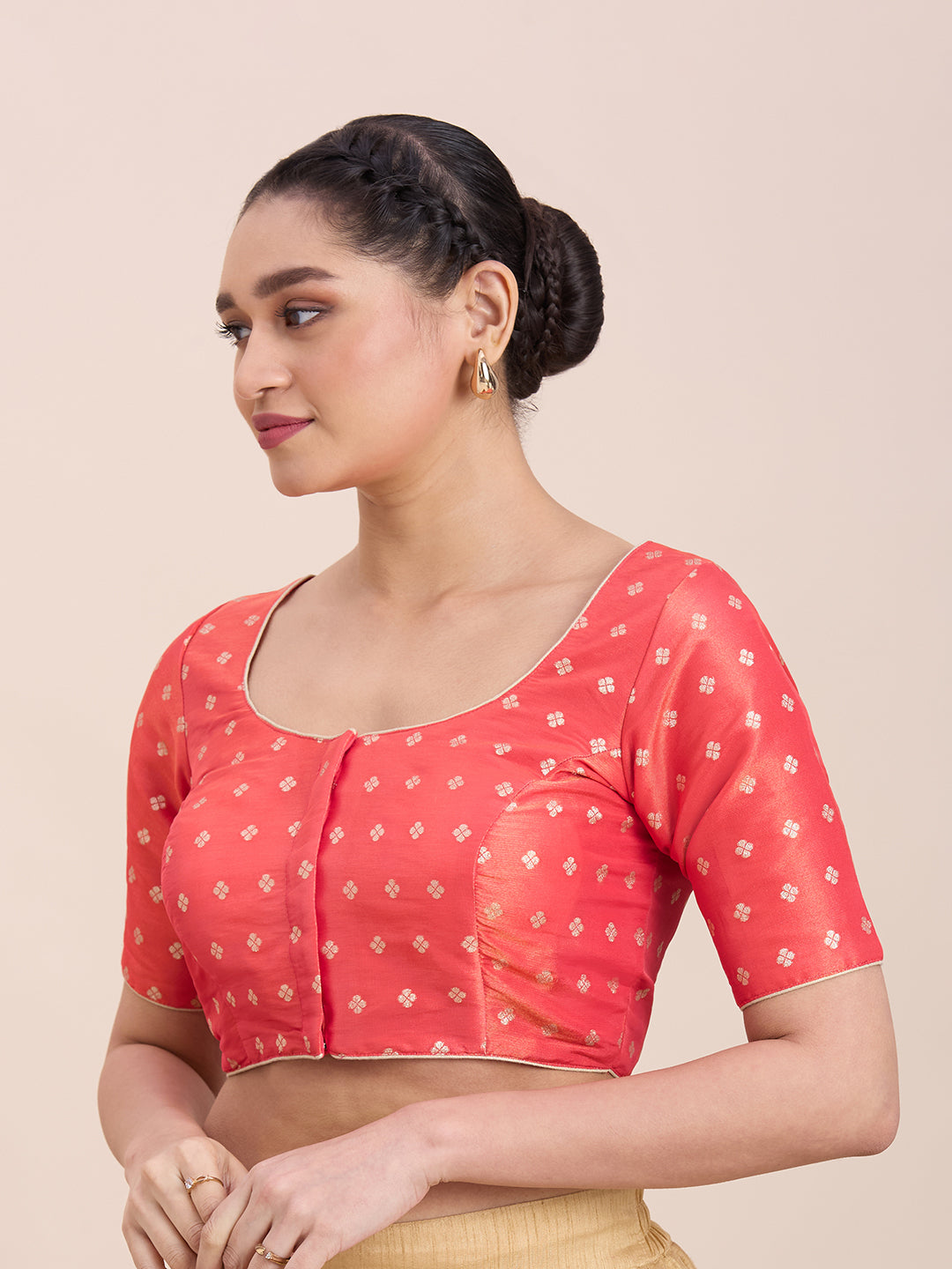Silk Saree Blouse - Roop Darshan