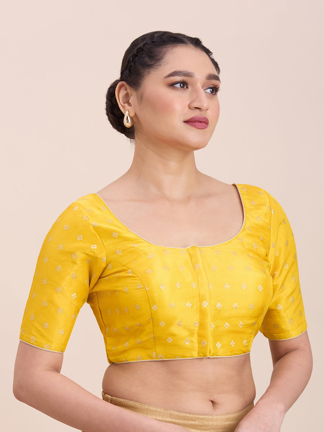 Silk Saree Blouse - Roop Darshan