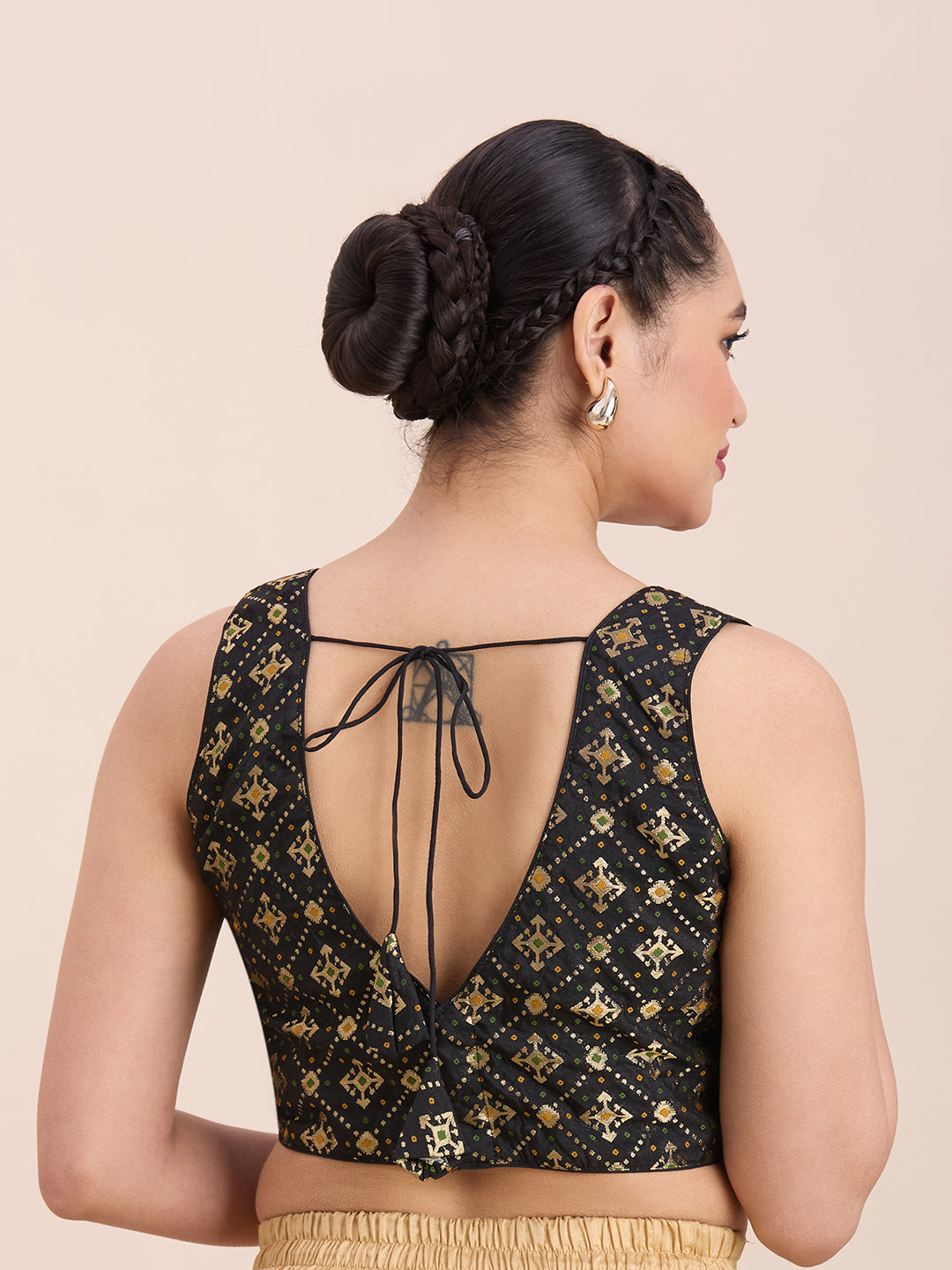 Brocade Silk Blouse - Roop Darshan