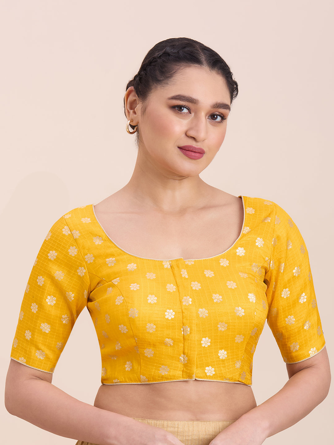 Silk Saree Blouse - Roop Darshan