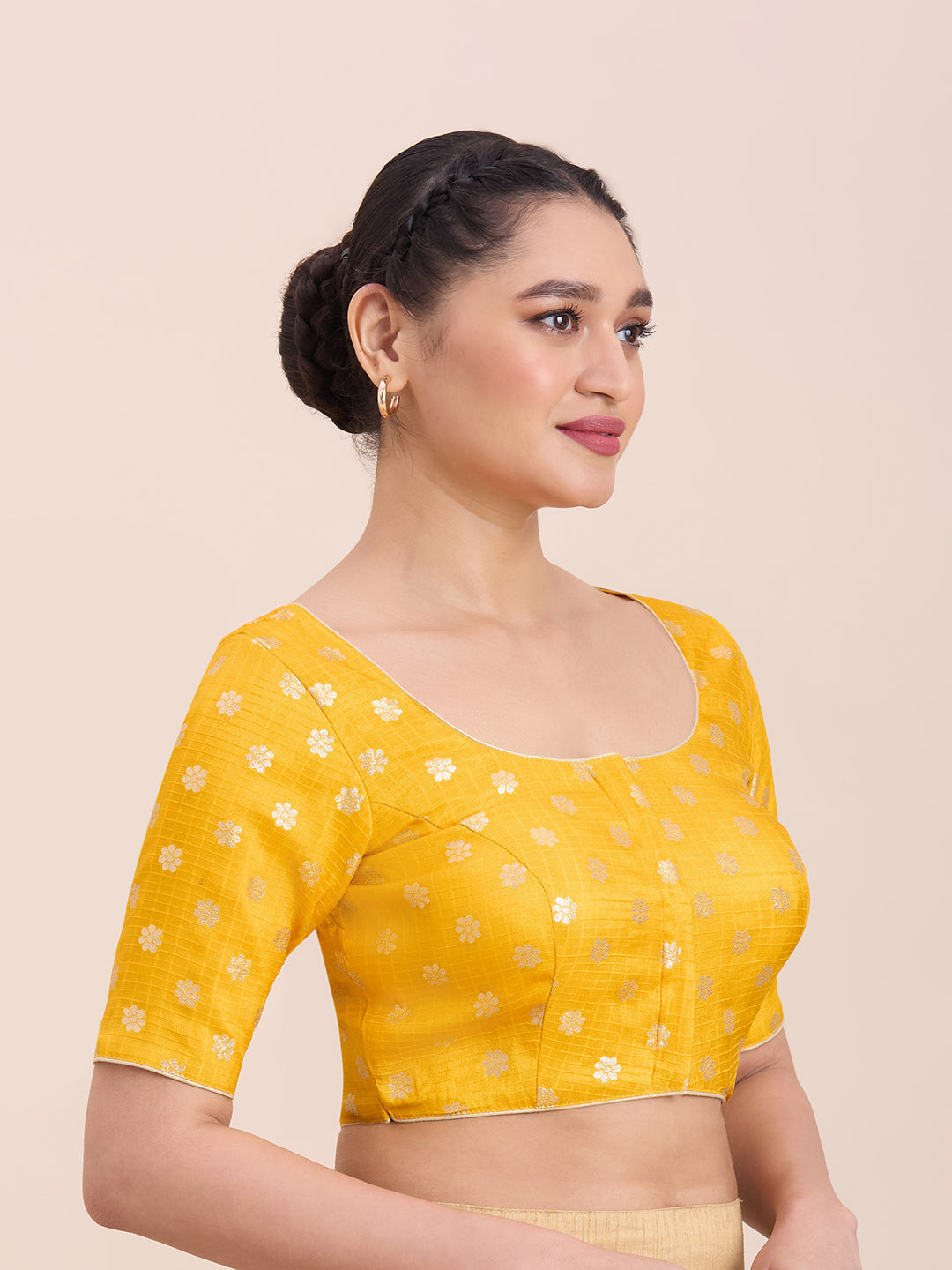 Silk Saree Blouse - Roop Darshan