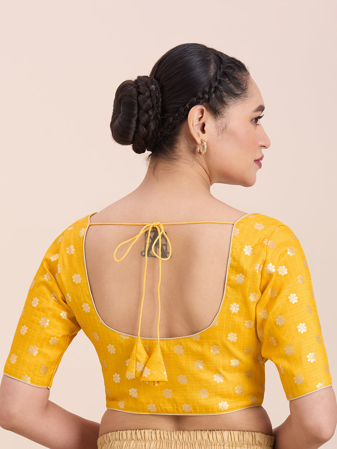 Silk Saree Blouse - Roop Darshan