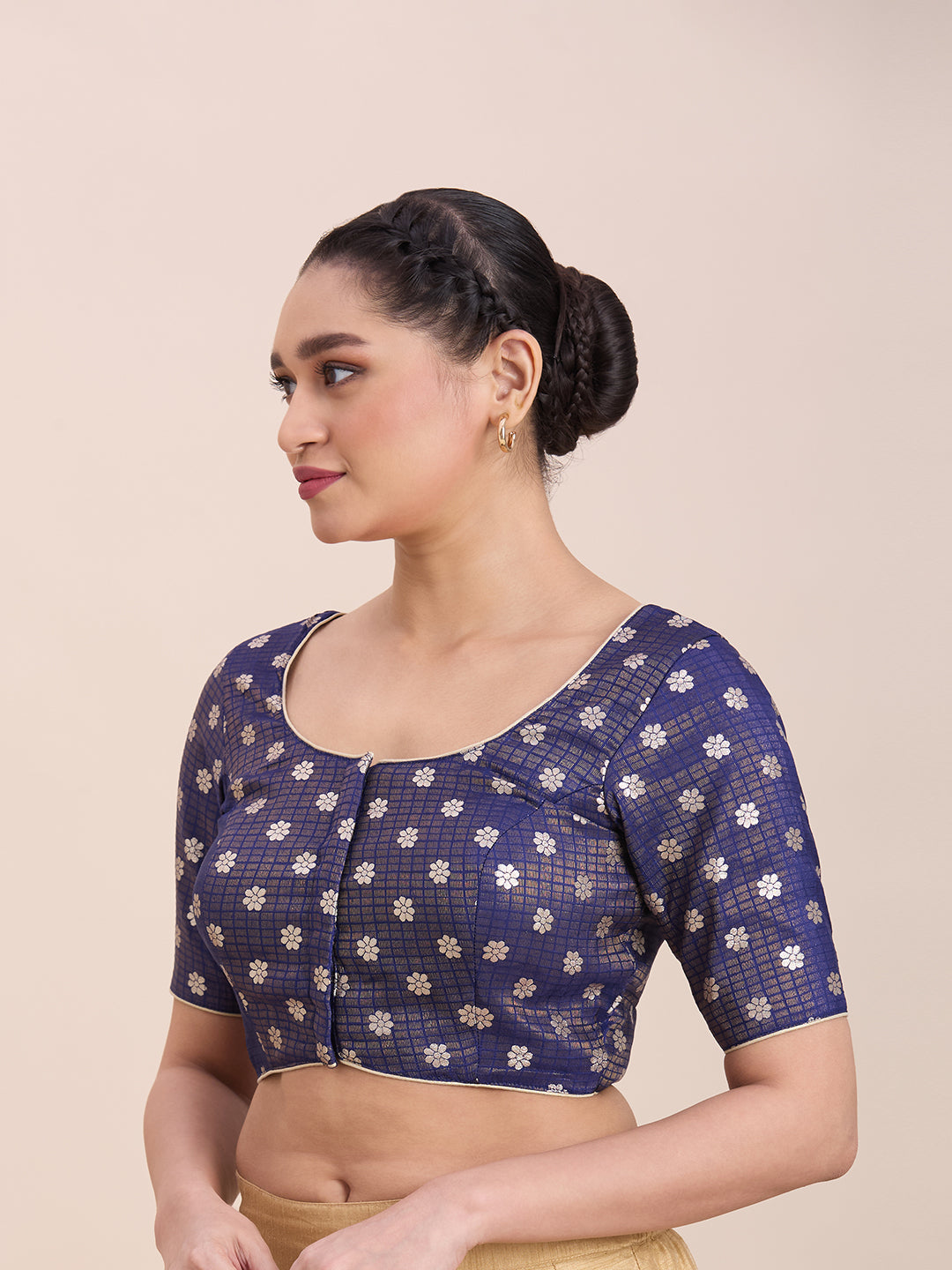 Silk Saree Blouse - Roop Darshan