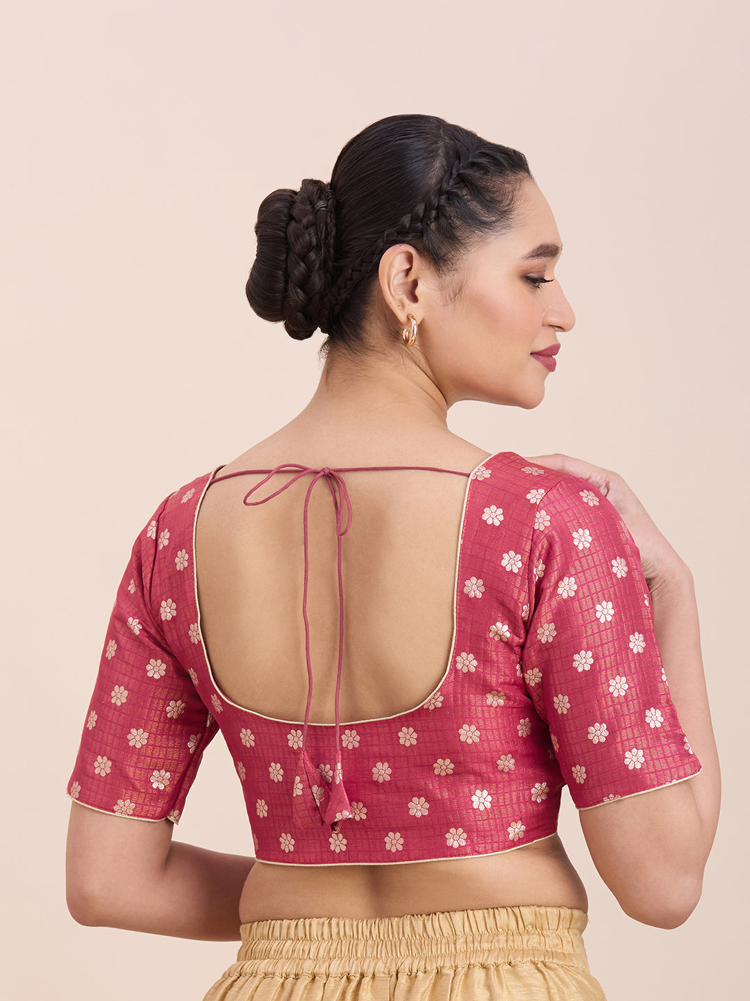 Silk Saree Blouse - Roop Darshan