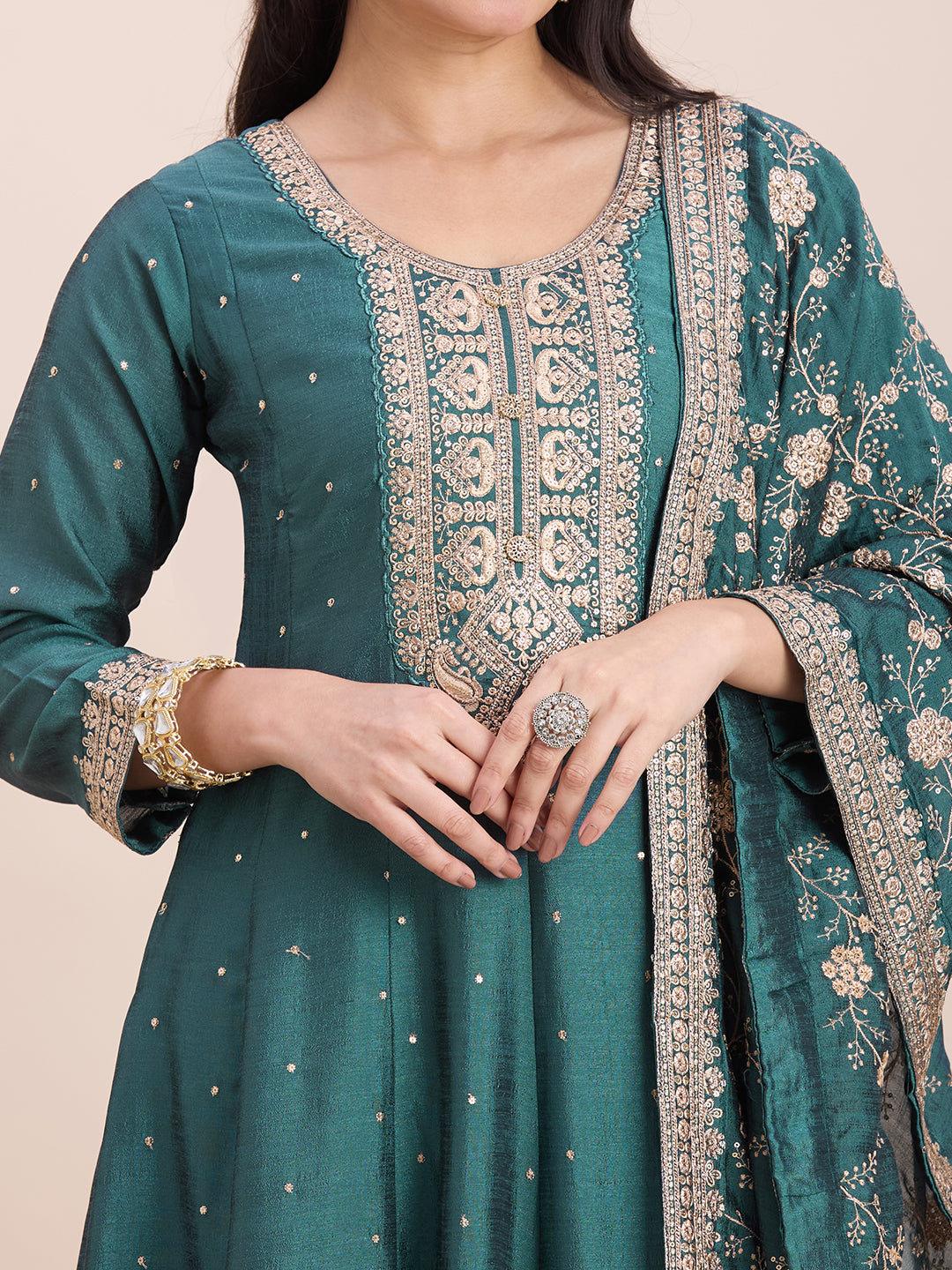 Isha Flair Suit - Roop Darshan