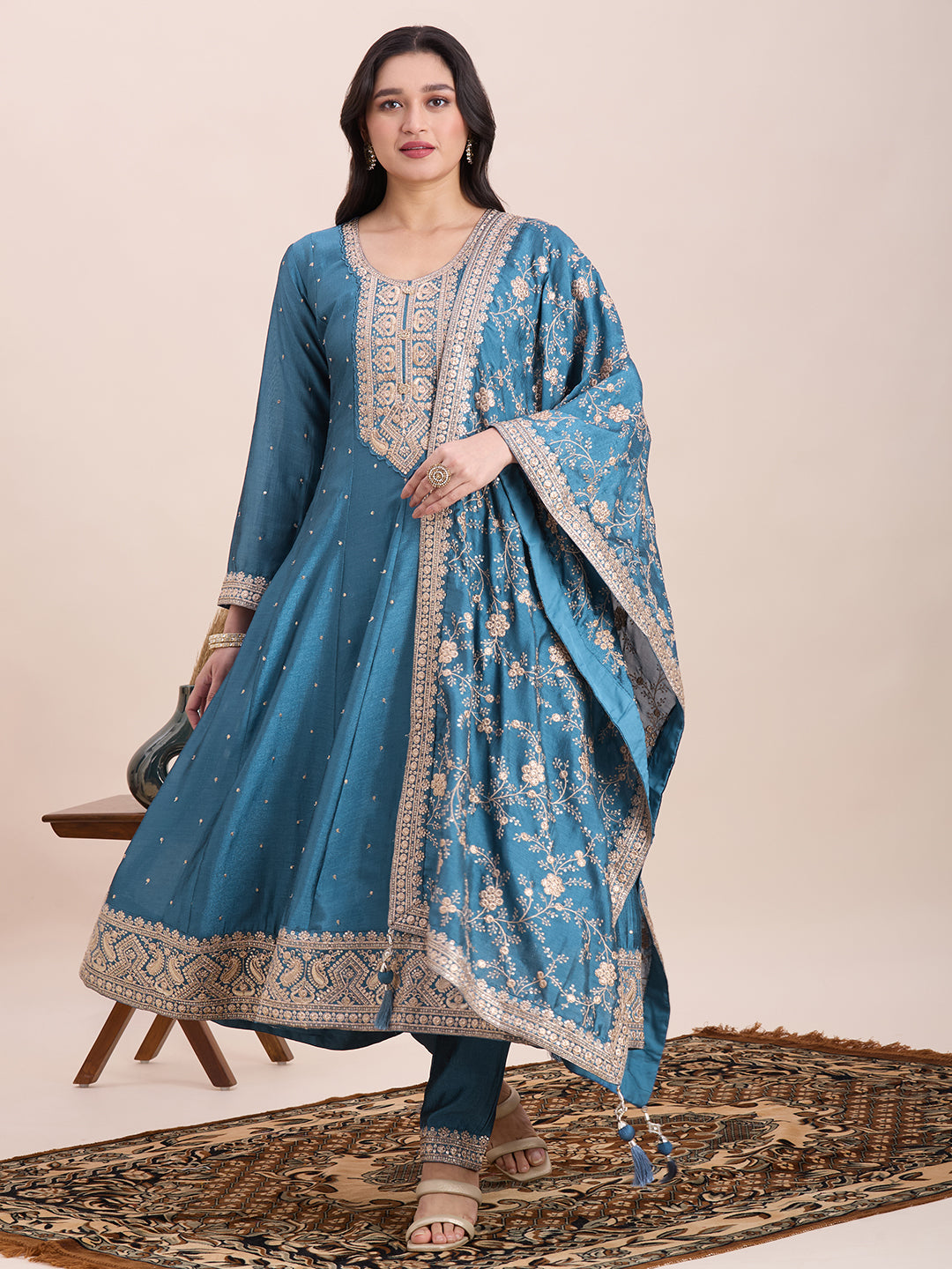Isha Flair Suit - Roop Darshan
