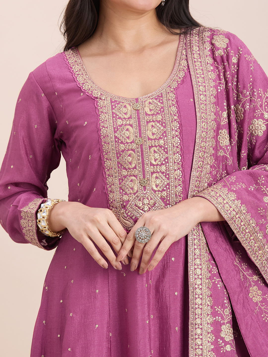 Isha Flair Suit - Roop Darshan