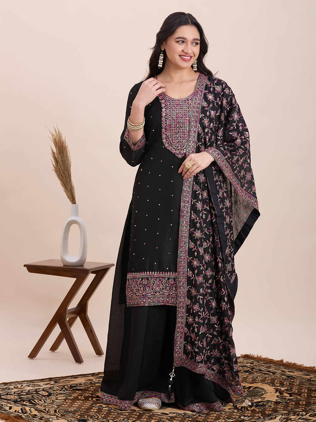 Keshni Palazzo Suit - Roop Darshan