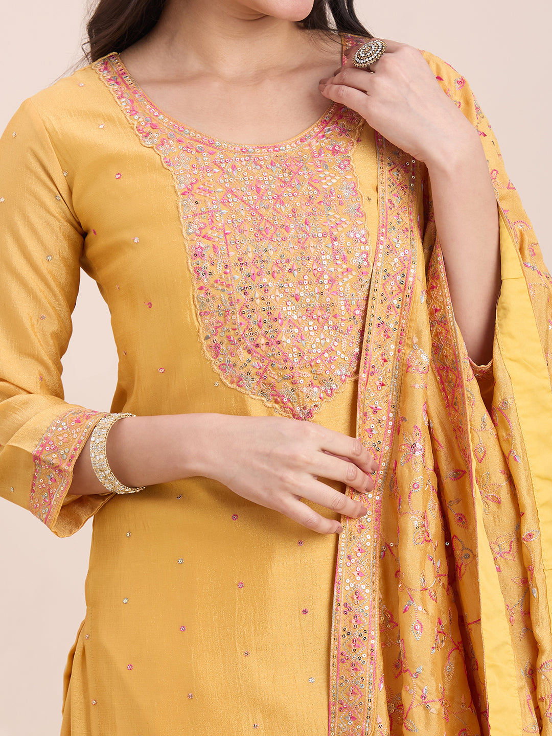 Keshni Palazzo Suit - Roop Darshan