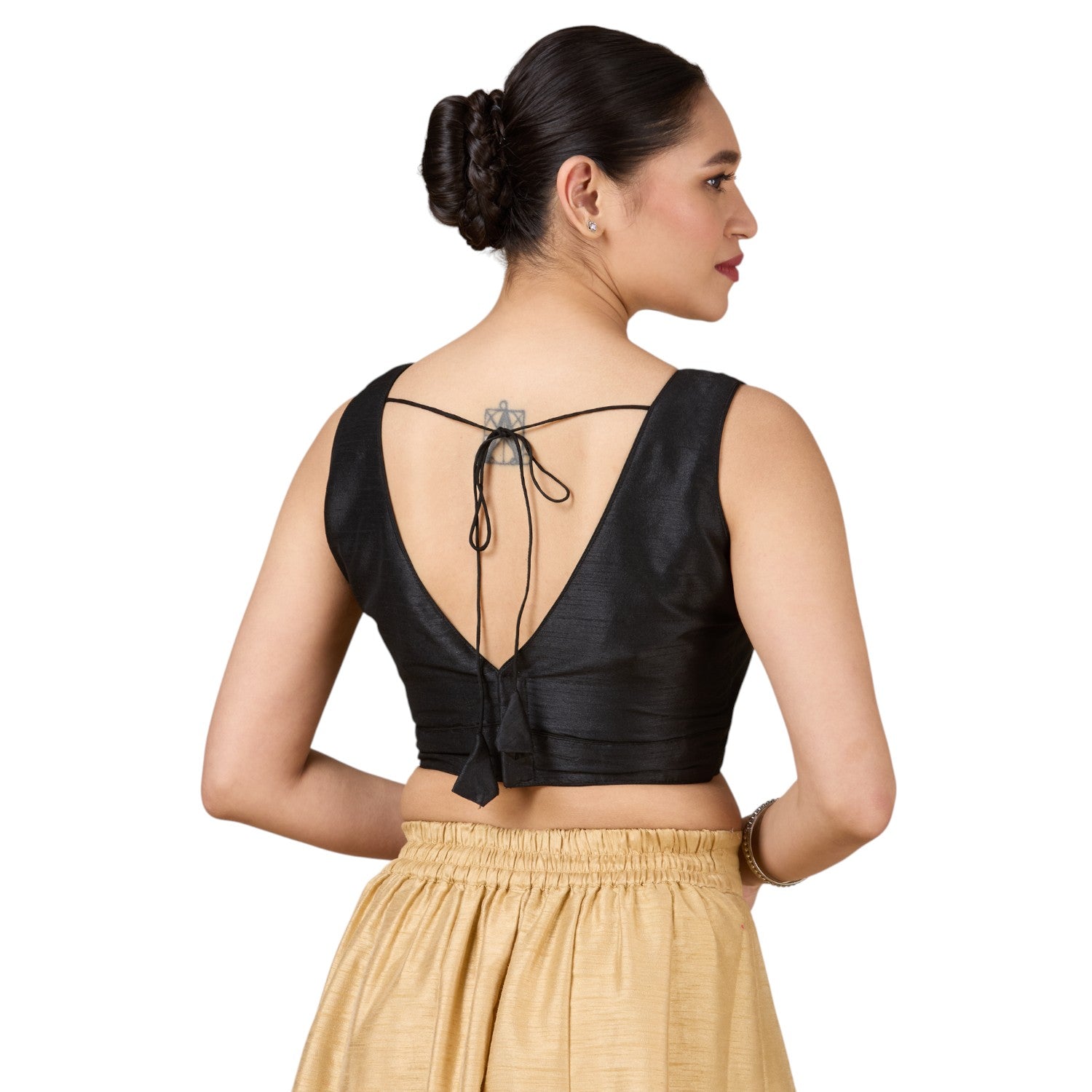 Dupion Silk Saree Blouse - Roop Darshan