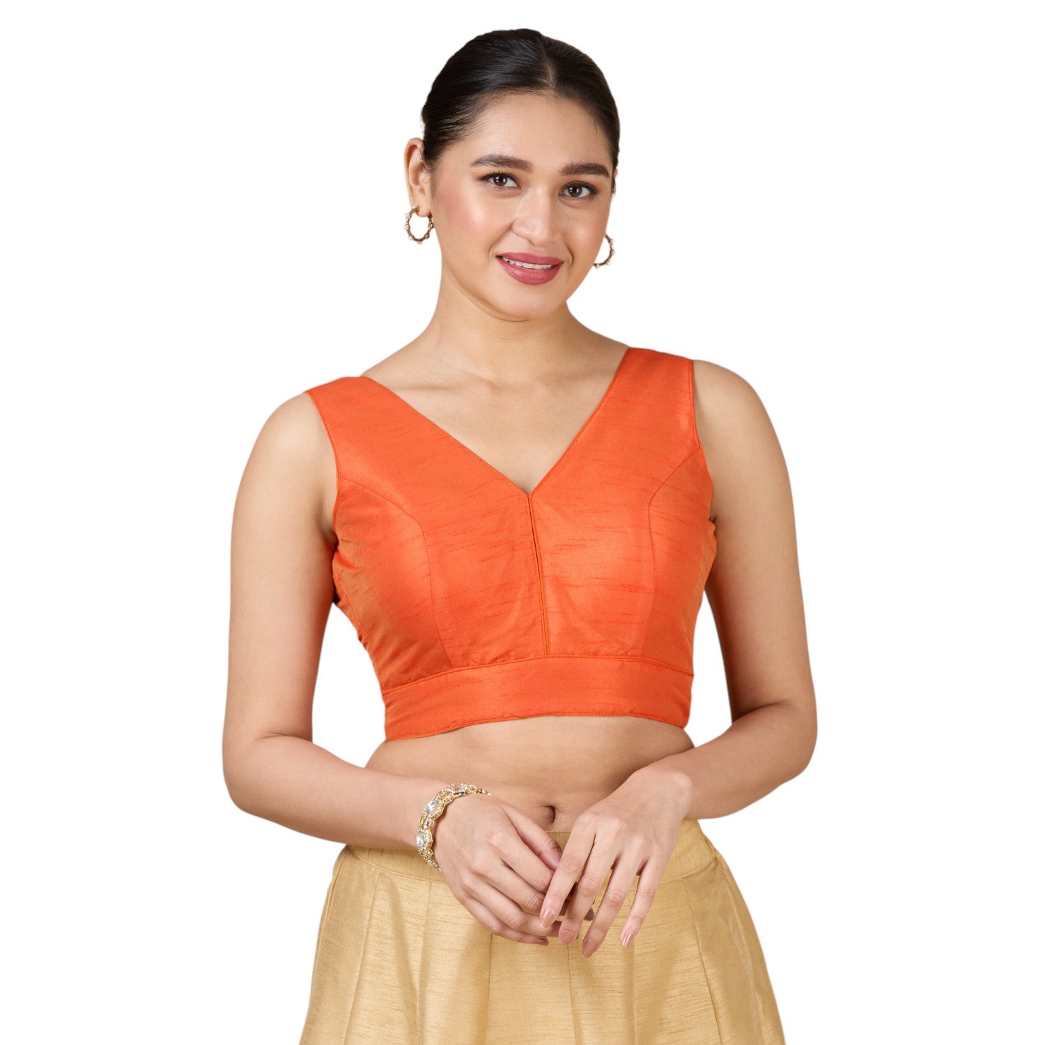 Dupion Silk Saree Blouse - Roop Darshan