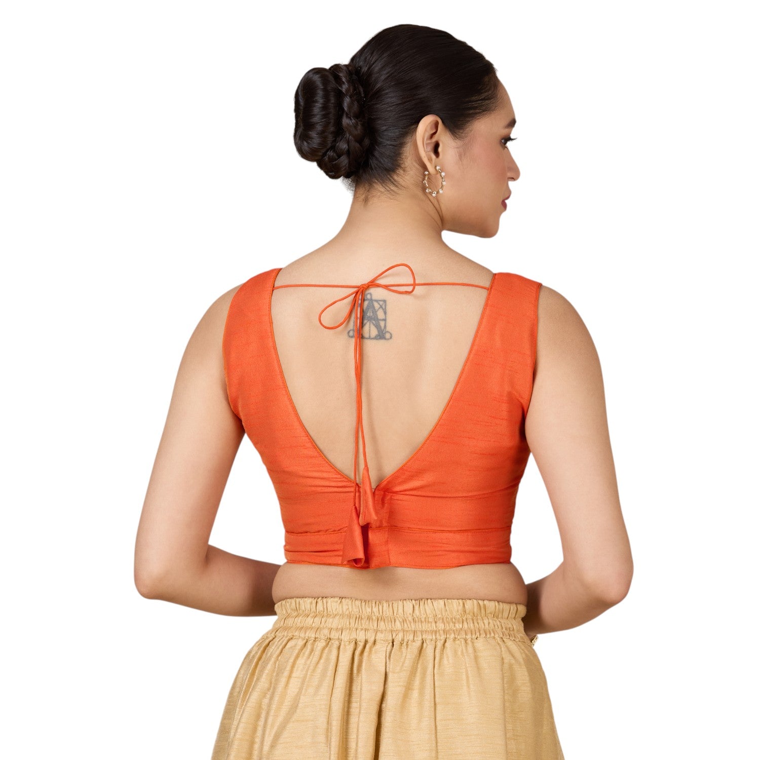 Dupion Silk Saree Blouse - Roop Darshan