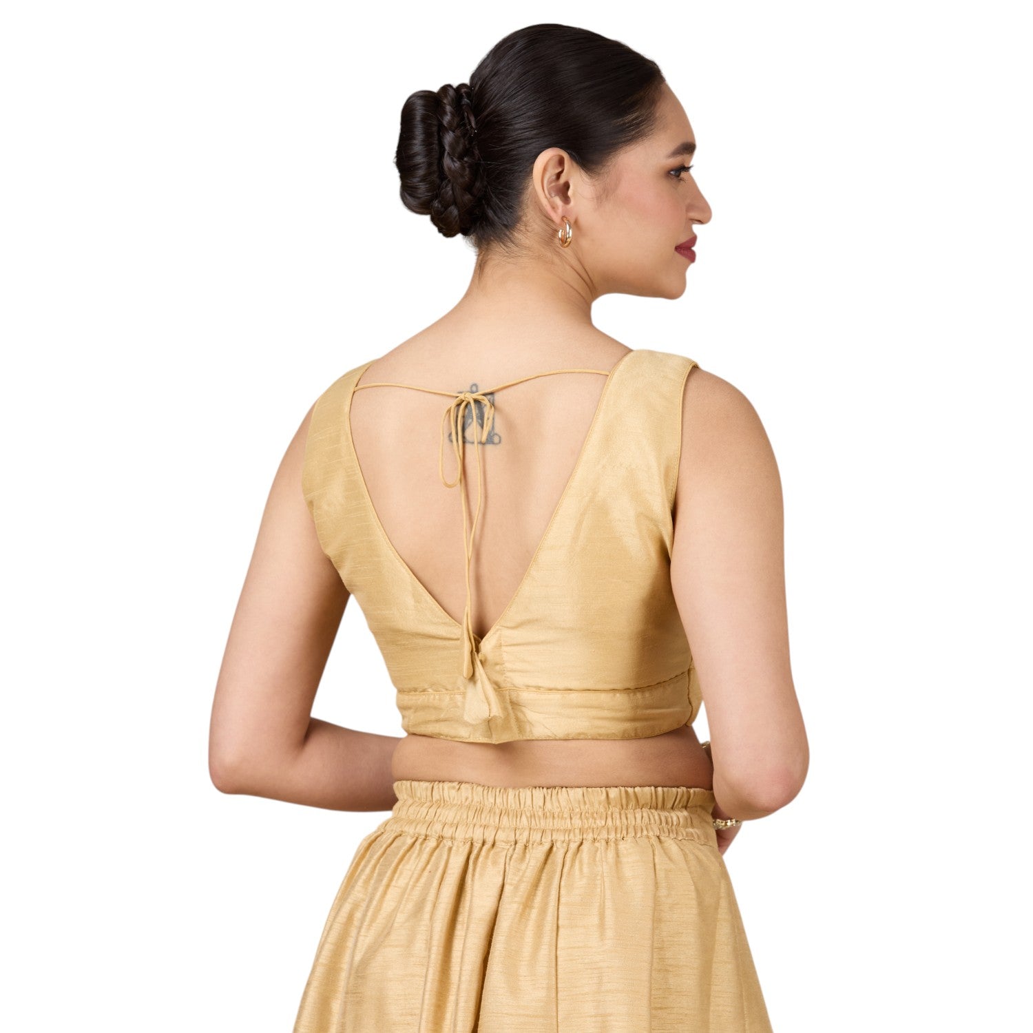Dupion Silk Saree Blouse - Roop Darshan