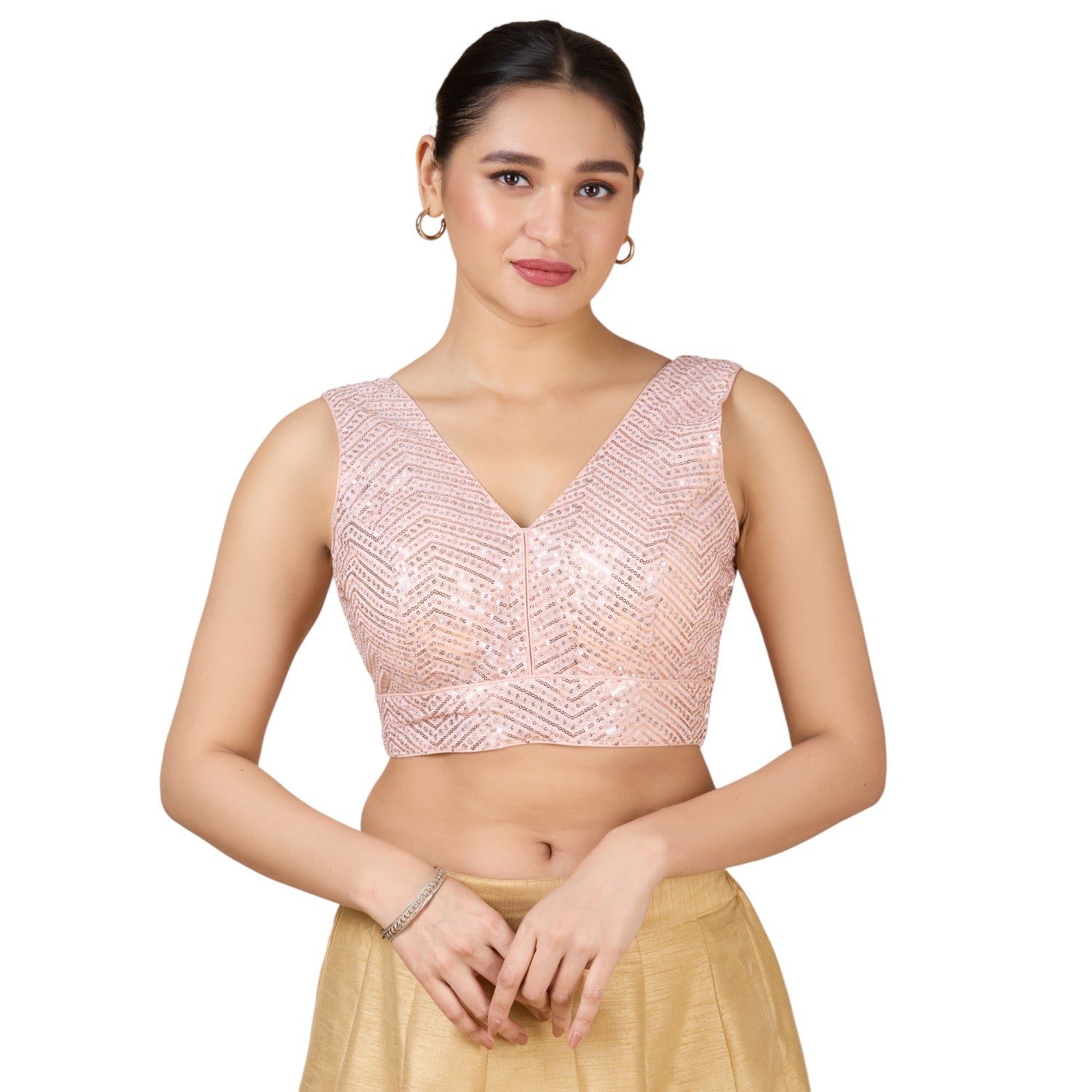 Silk Zari Tiki Work Blouse - Roop Darshan