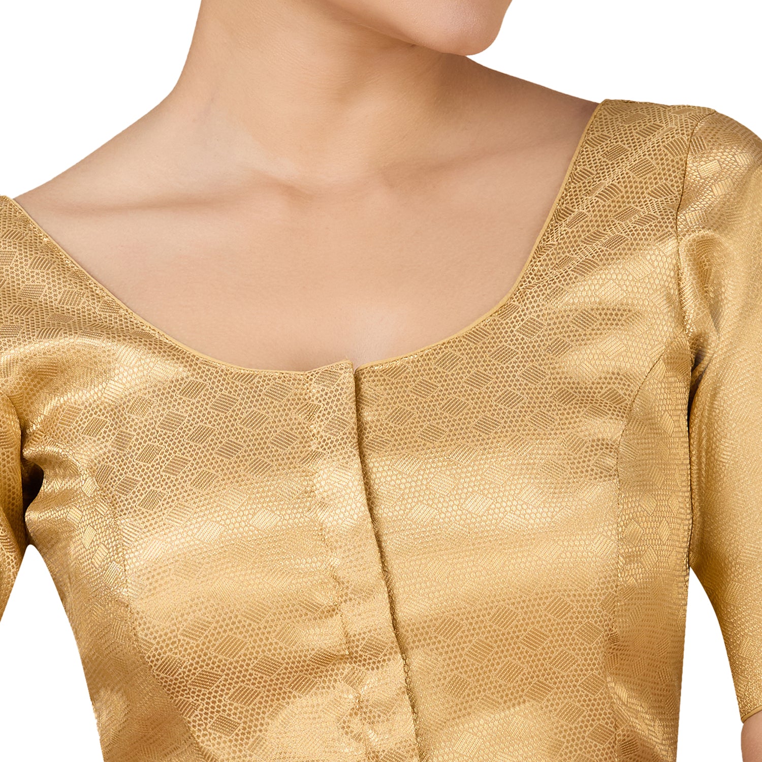 Brocade Silk Blouse - Roop Darshan