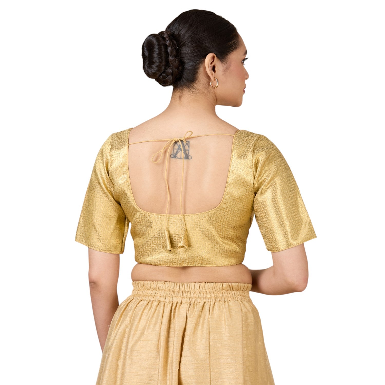 Brocade Silk Blouse - Roop Darshan