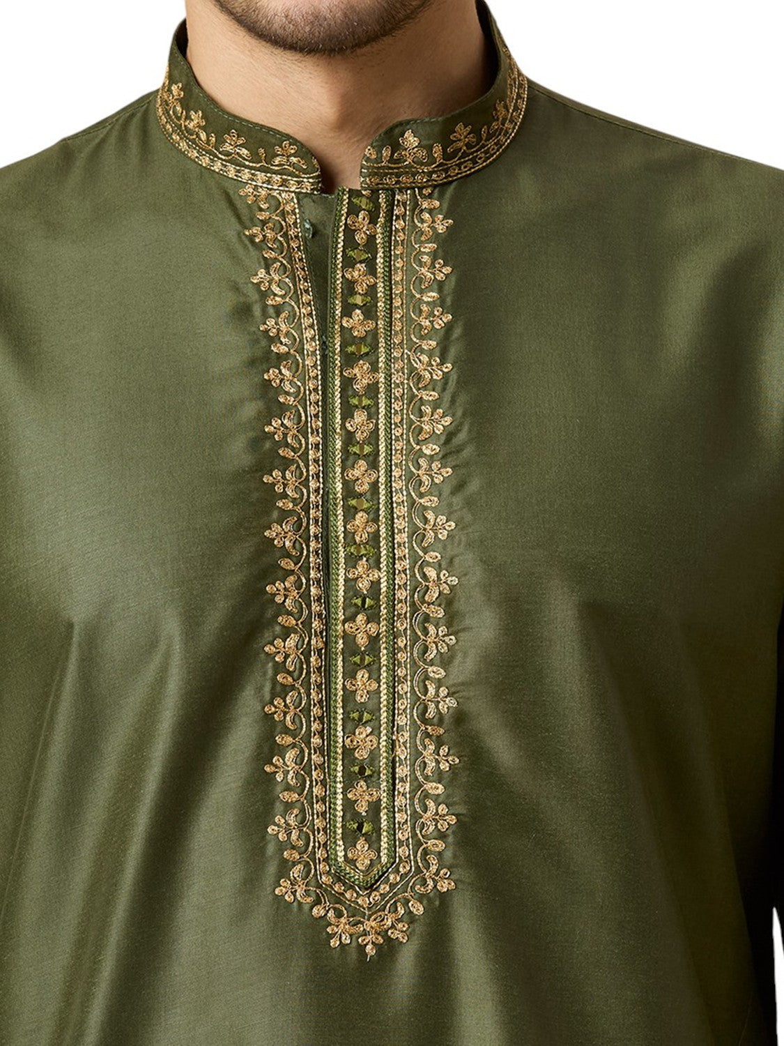 Mens Silk Kurta Set - Roop Darshan