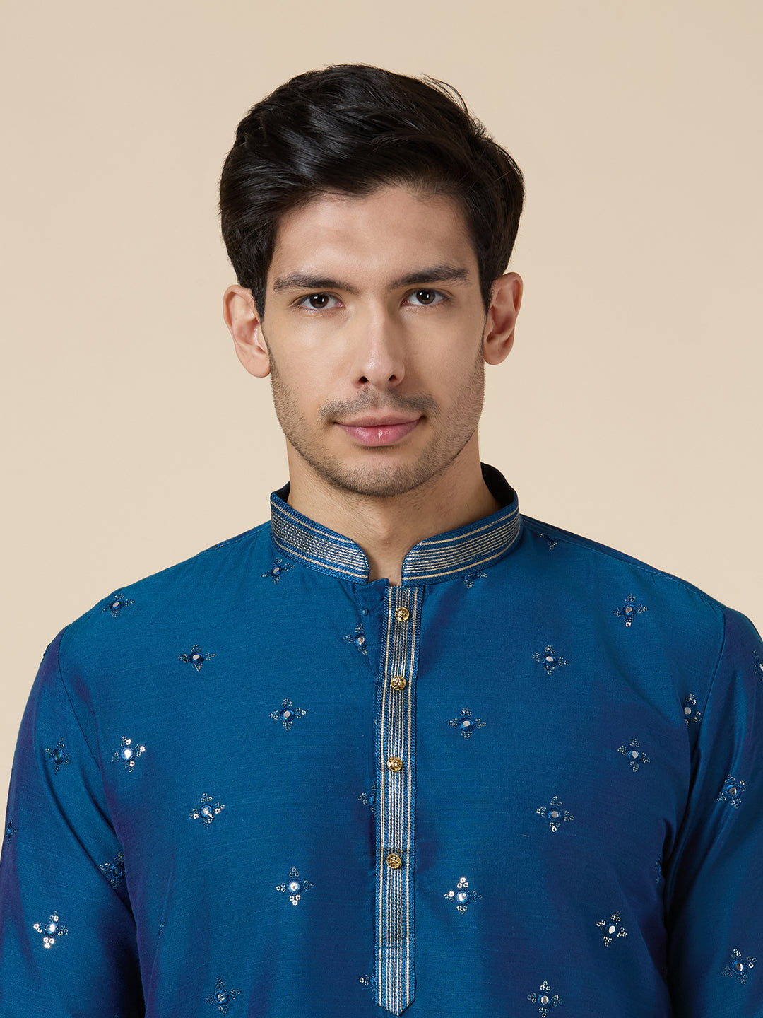Mens Silk Kurta Set