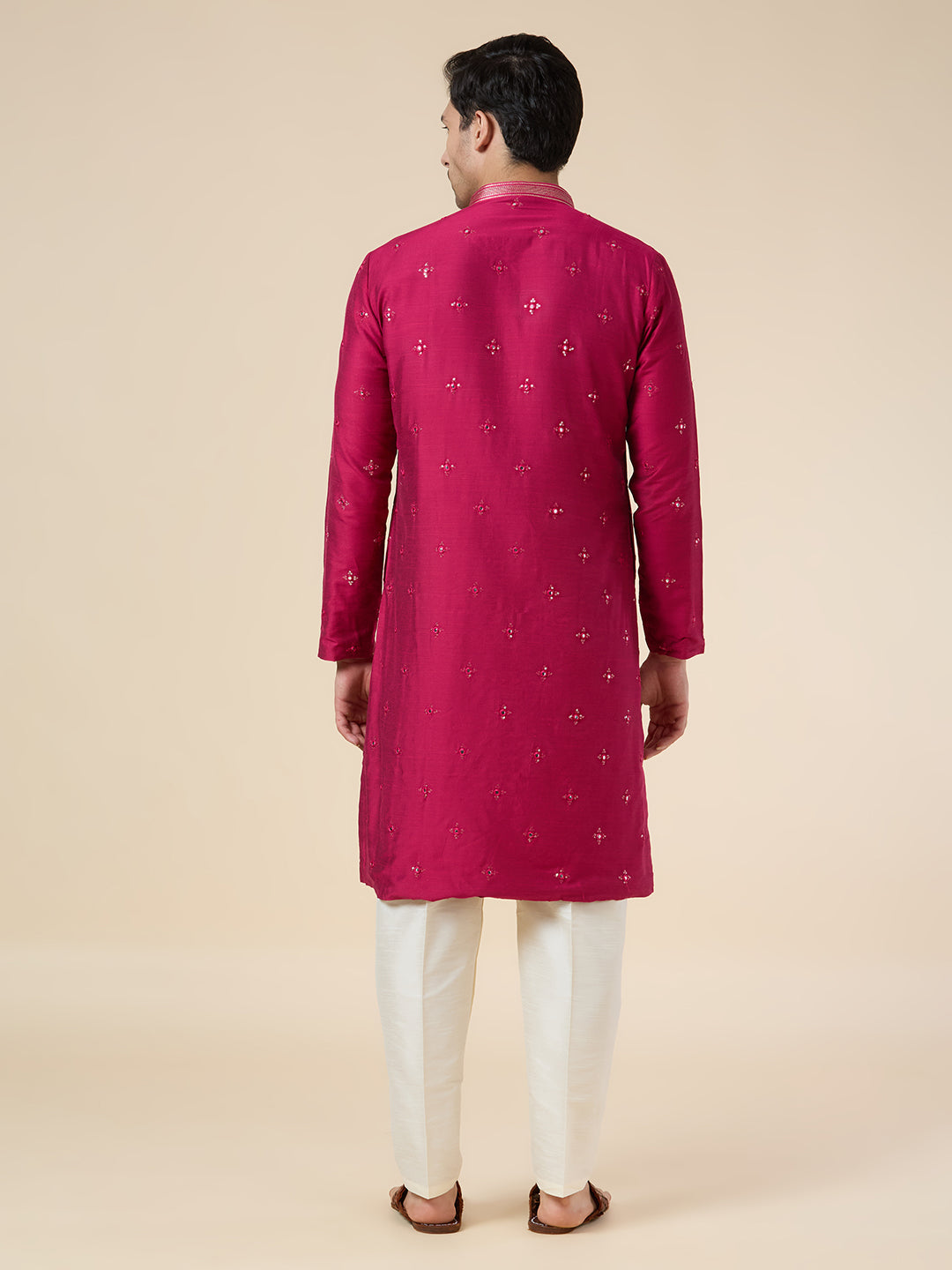 Mens Silk Kurta Set - Roop Darshan