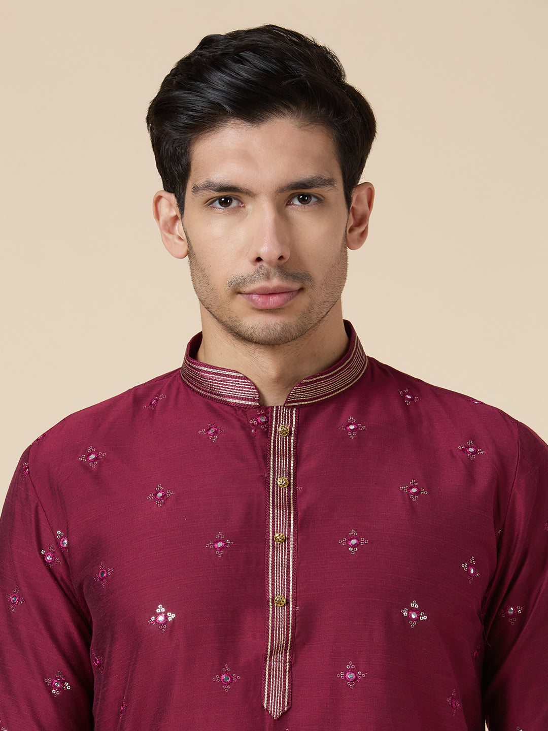 Mens Silk Kurta Set - Roop Darshan