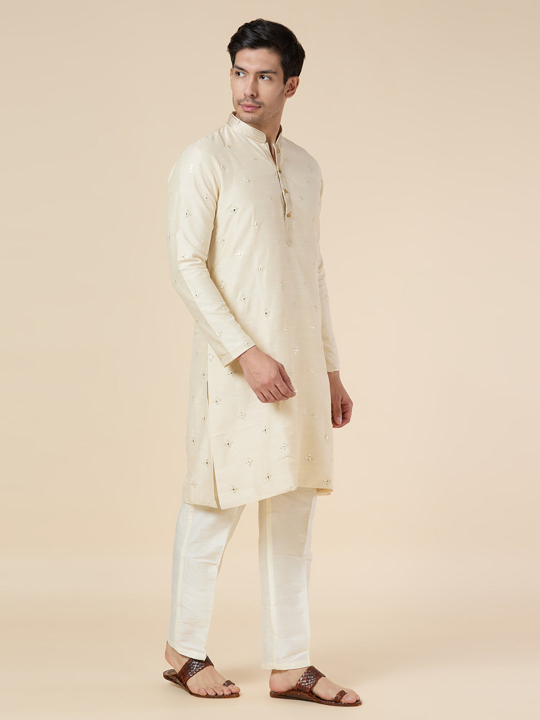 Mens Silk Kurta Set - Roop Darshan