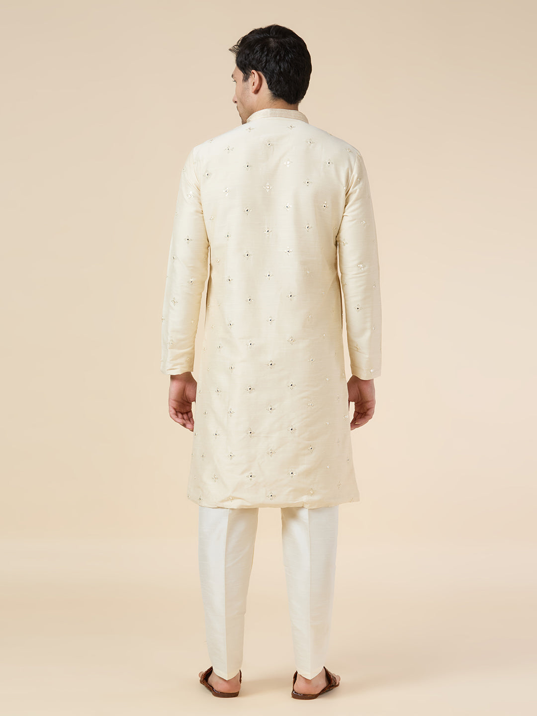 Mens Silk Kurta Set - Roop Darshan