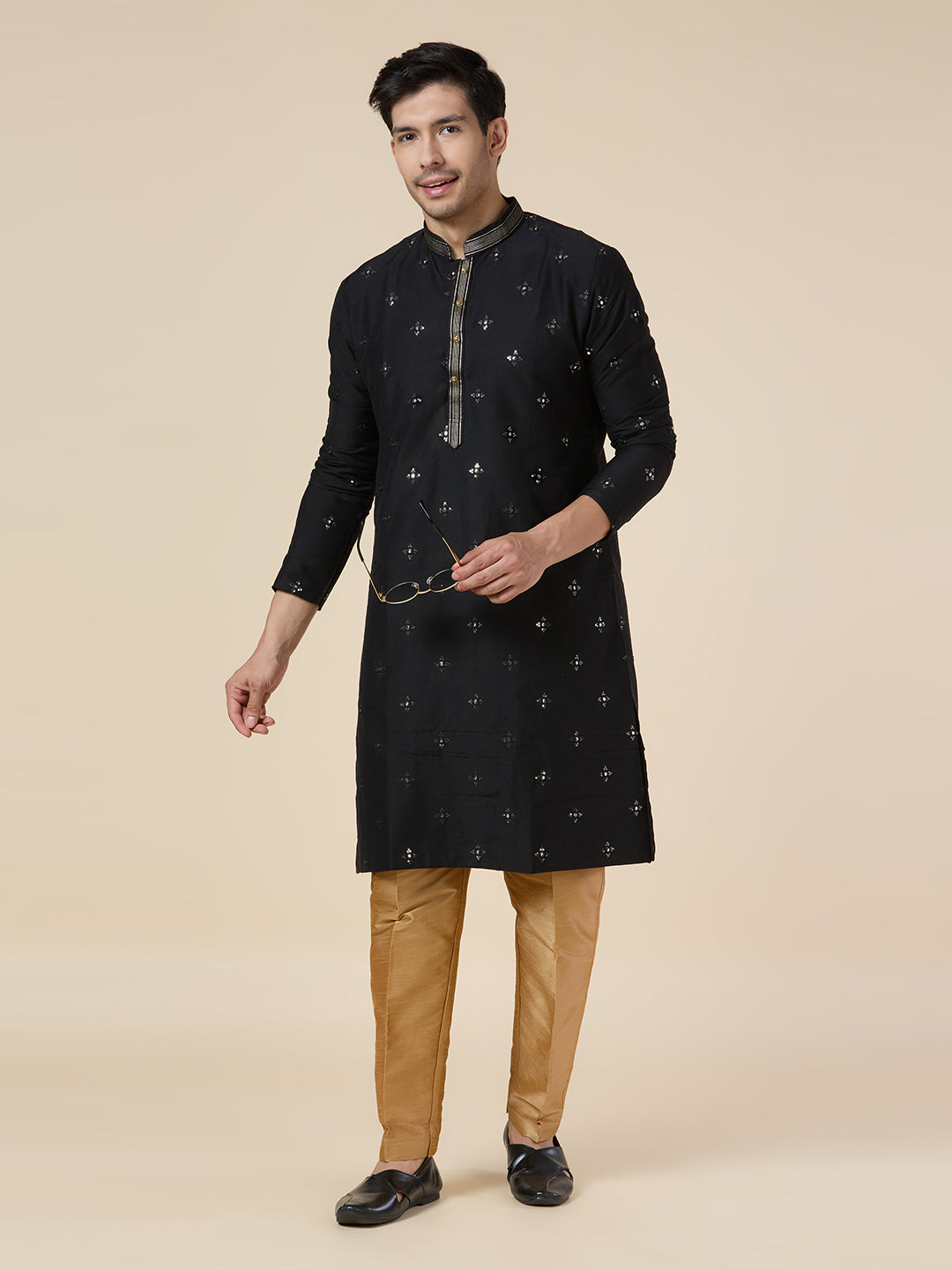 Mens Silk Kurta Set - Roop Darshan
