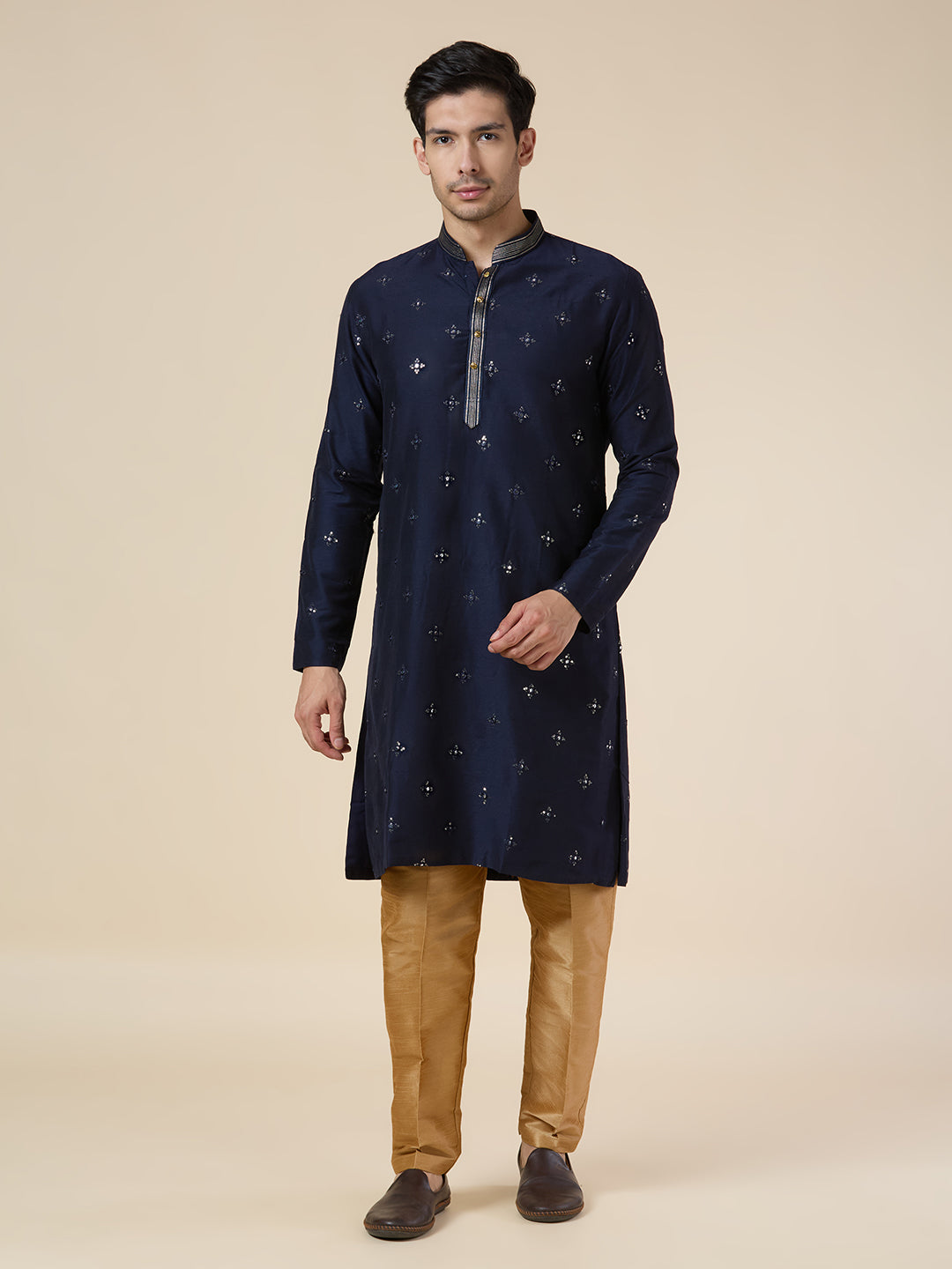 Mens Silk Kurta Set
