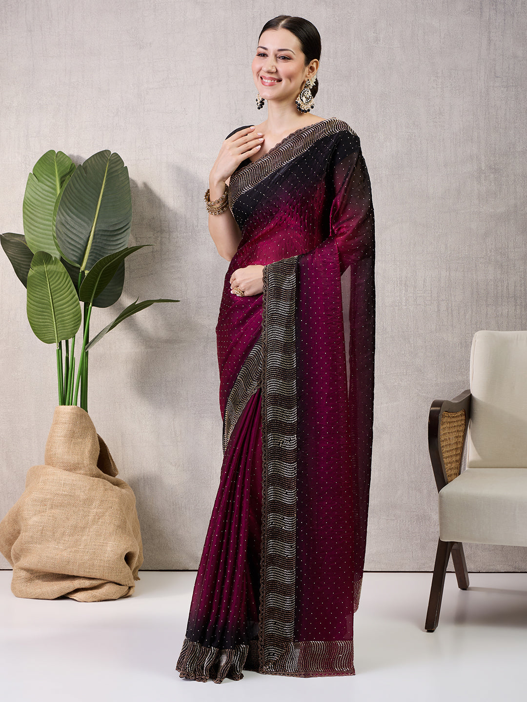 Sahana Satin Saree