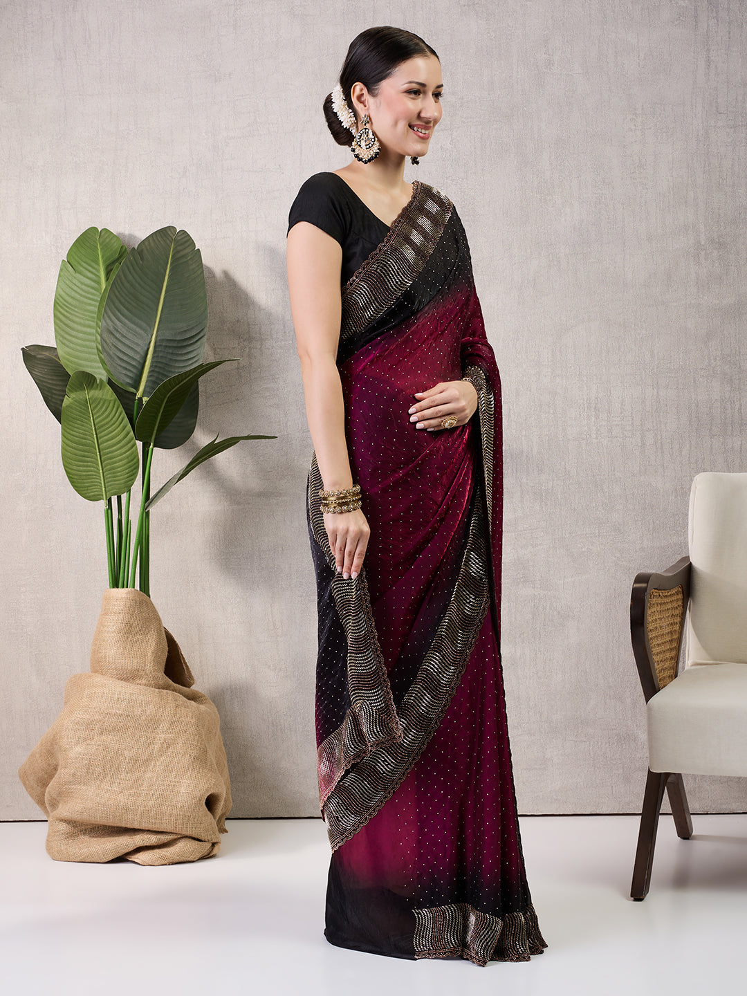 Sahana Satin Saree